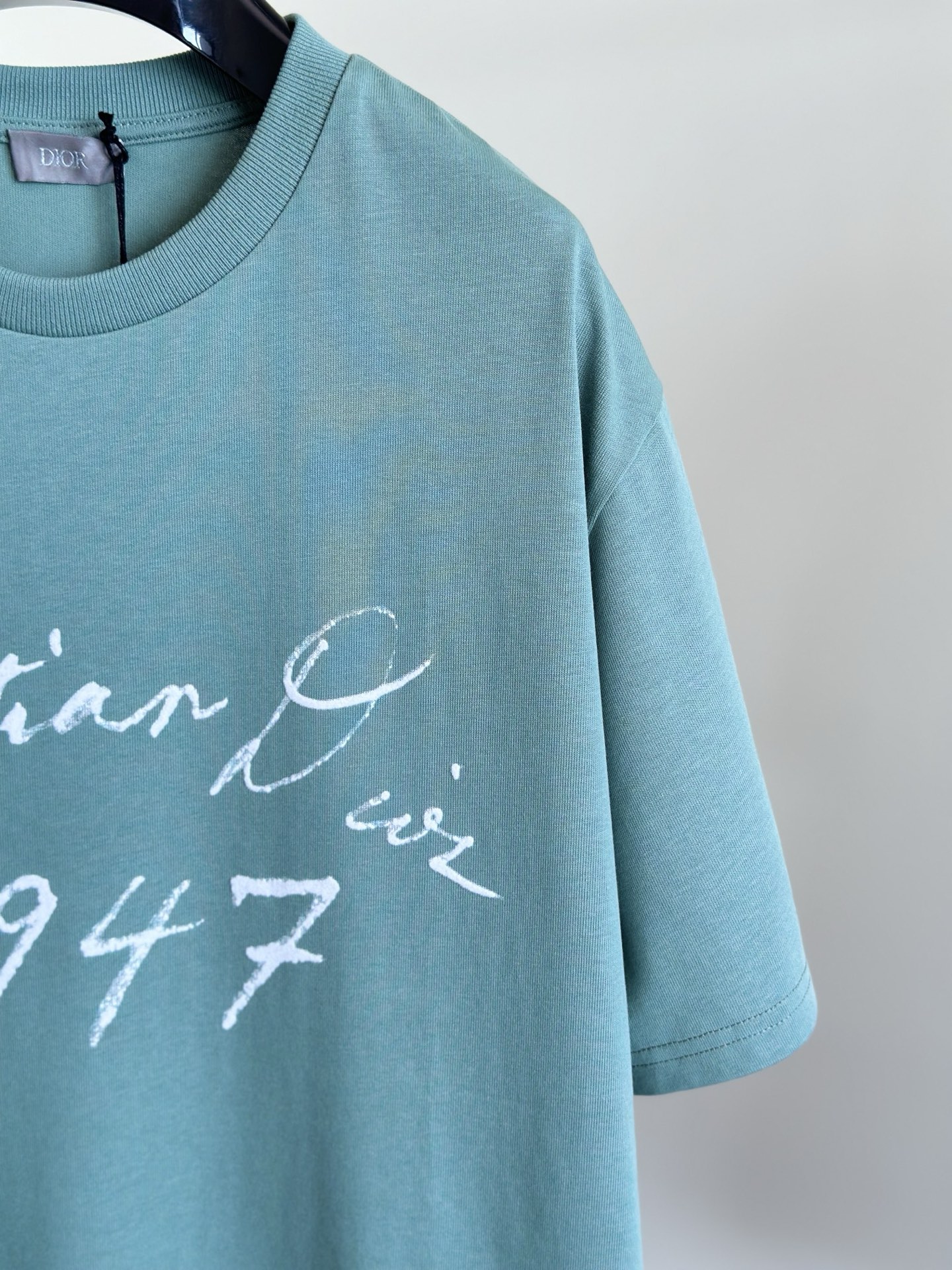 dior レディース tシャツ偽物 トップス 半袖 ファッション 綿 横縞 シンプル プリント ブルー_3