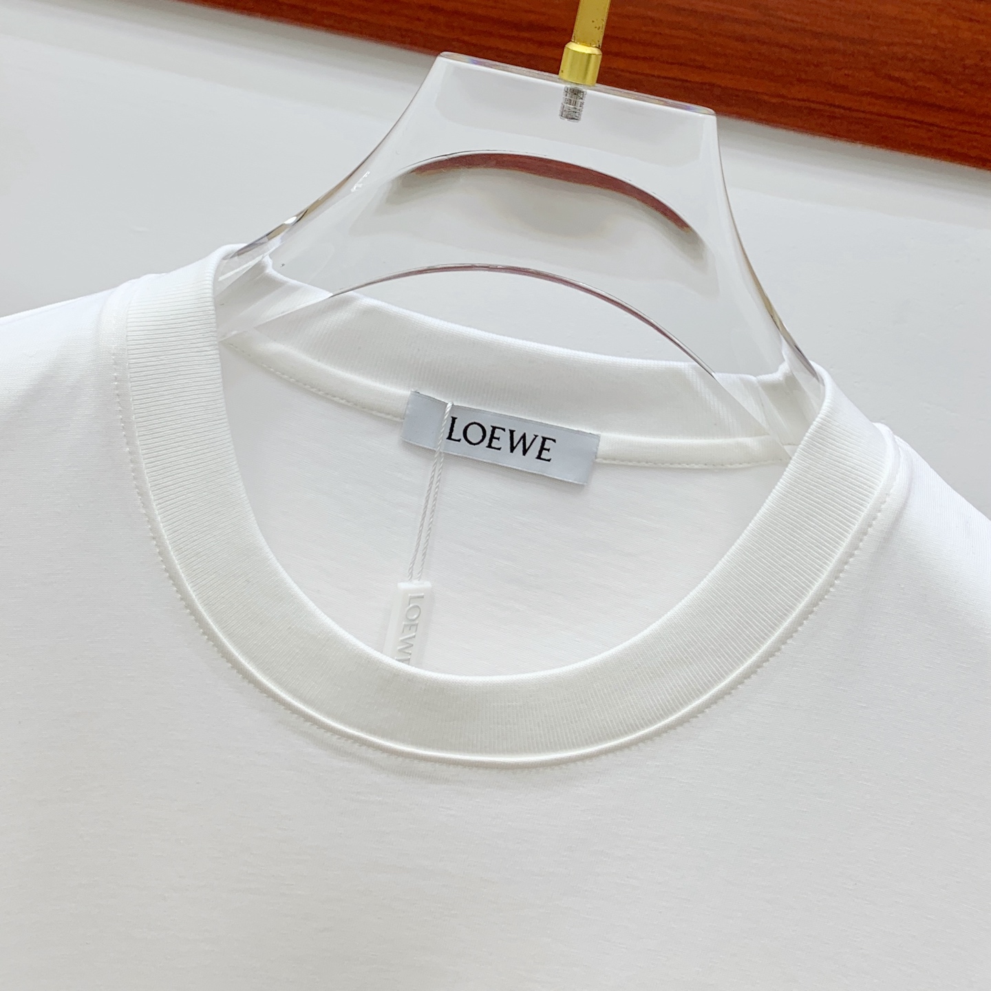 ロエベtシャツ 偽物 見分け方激安通販 半袖 トップス 純綿 シンプル ロゴプリント ホワイト_5