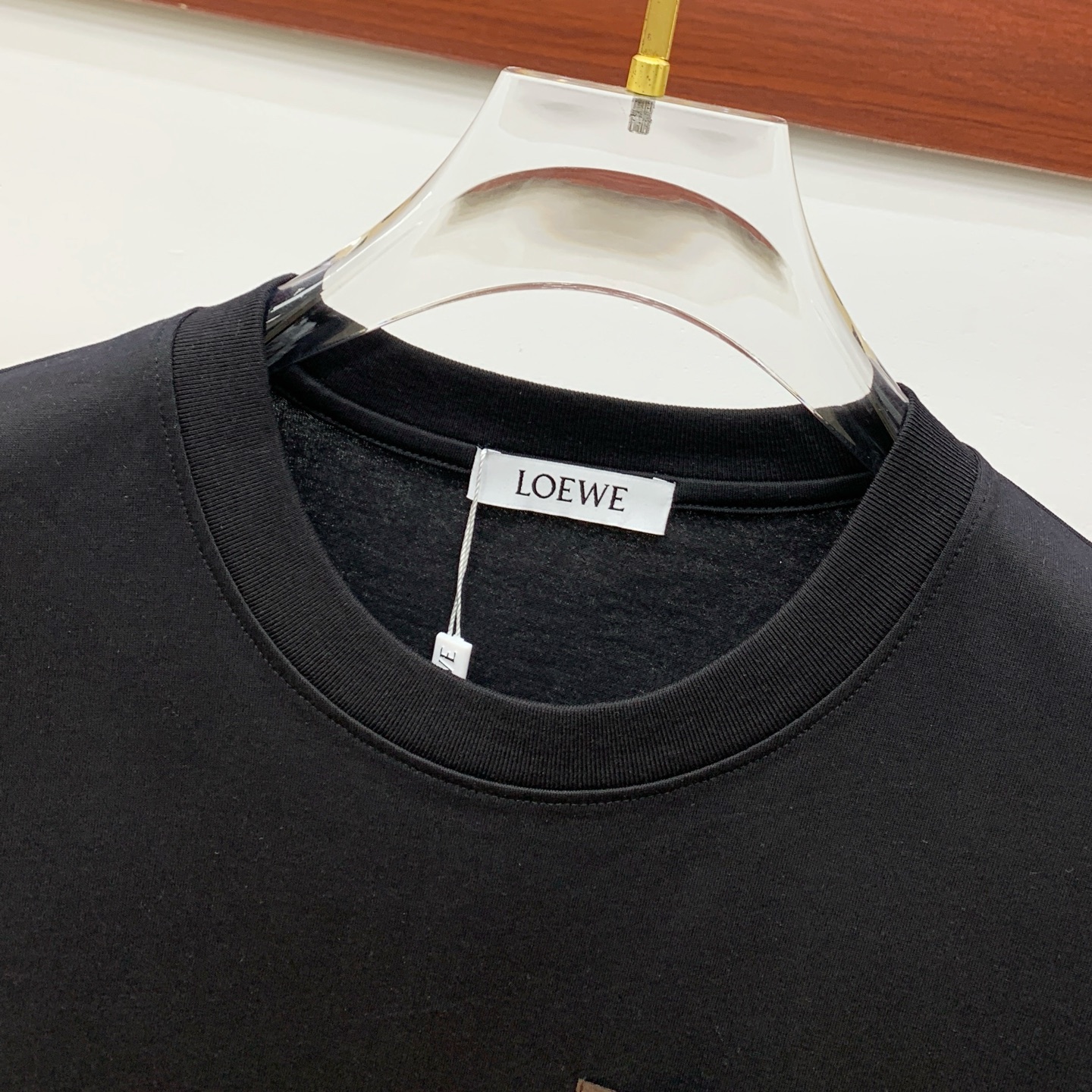 人気流行品 ロエベtシャツ サイズ感コピー 半袖 トップス 純綿 シンプル ロゴプリント ブラック_5