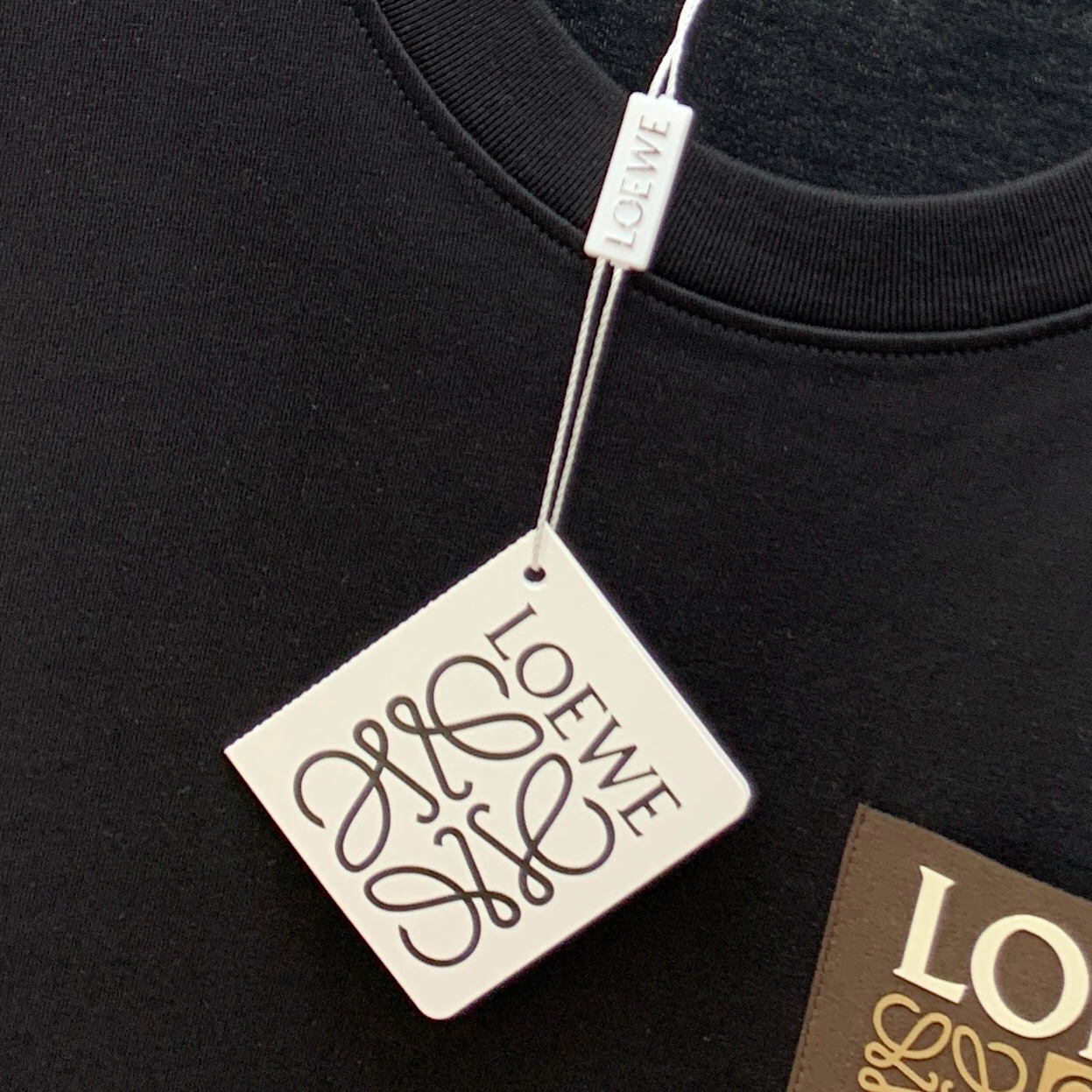 人気流行品 ロエベtシャツ サイズ感コピー 半袖 トップス 純綿 シンプル ロゴプリント ブラック_7