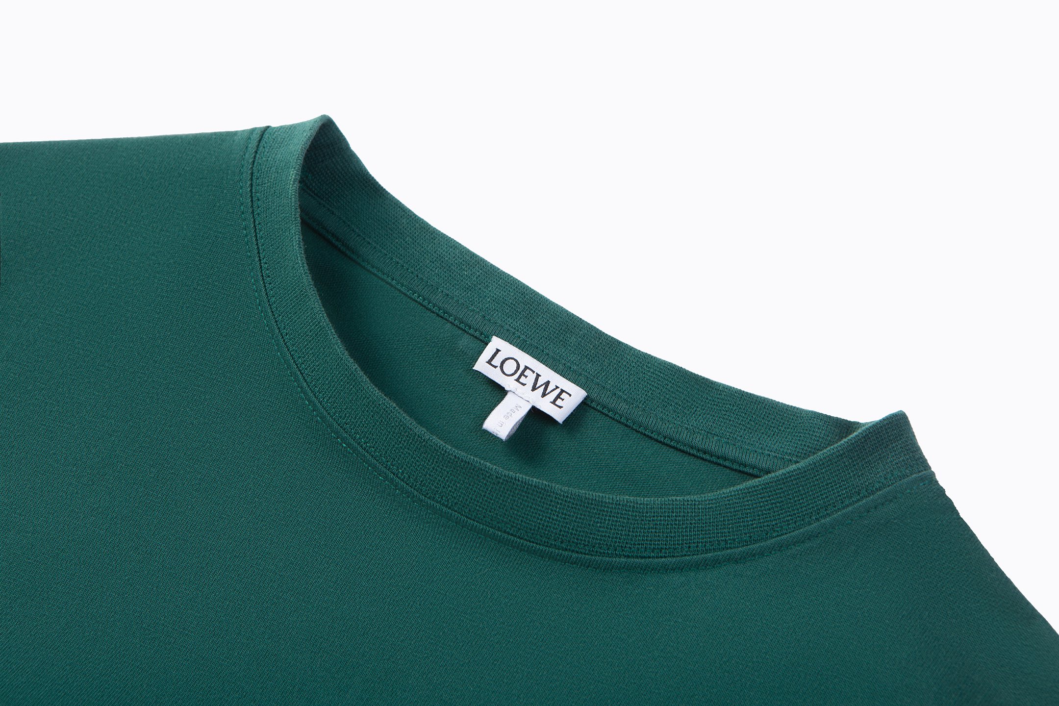 魅力的なロエベ tシャツ 洗濯コピー シンプル 半袖 トップス 純綿 プリント 柔らかい グリーン_11