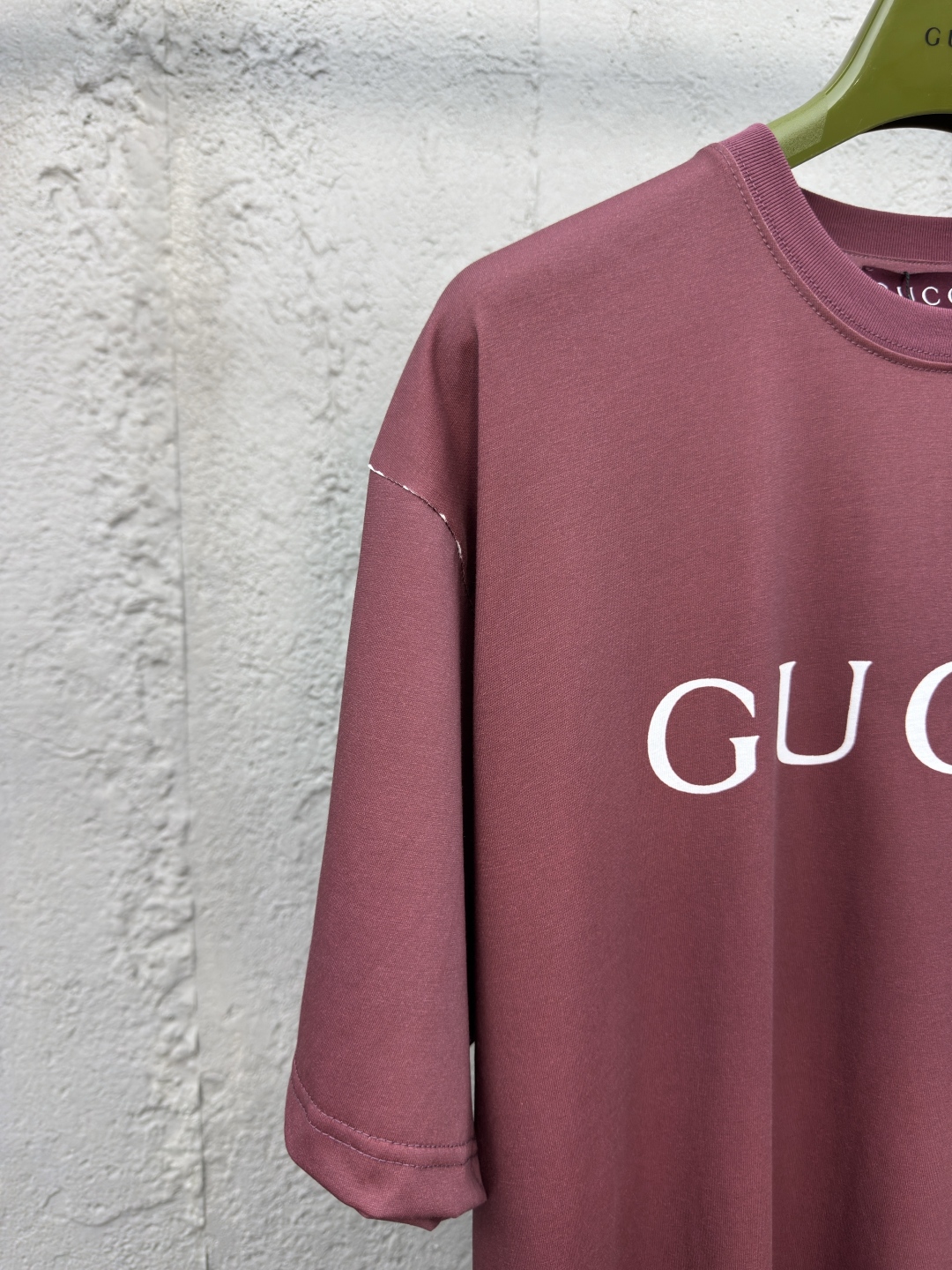 グッチ ティ シャツ激安通販 トップス 半袖tシャツ 純綿 ゆったり 上質品 レッド_4