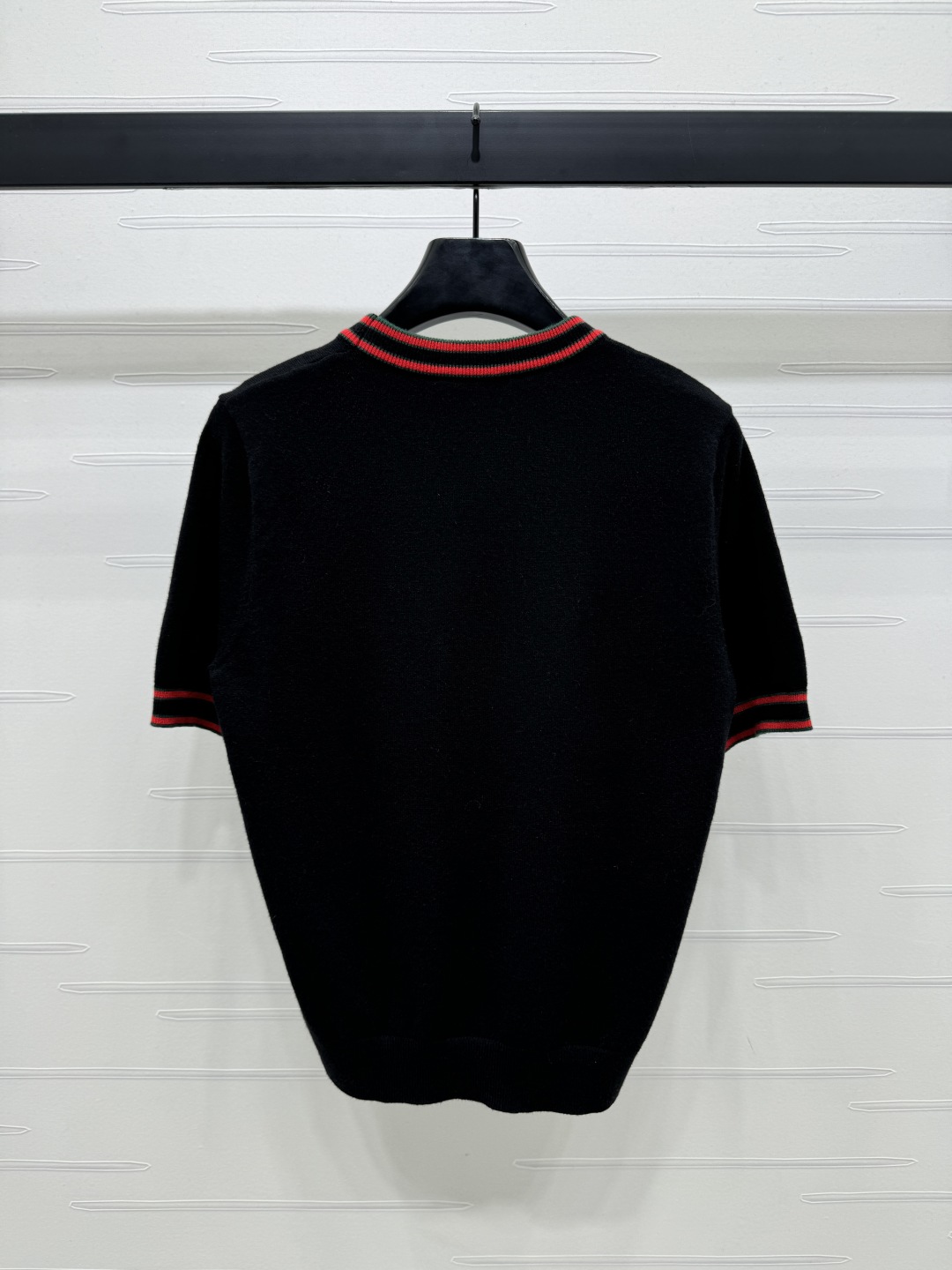 グッチ t シャツ レディース偽物 トップス 半袖 ニット 綿 ゆったり 夏服 ブラック_7