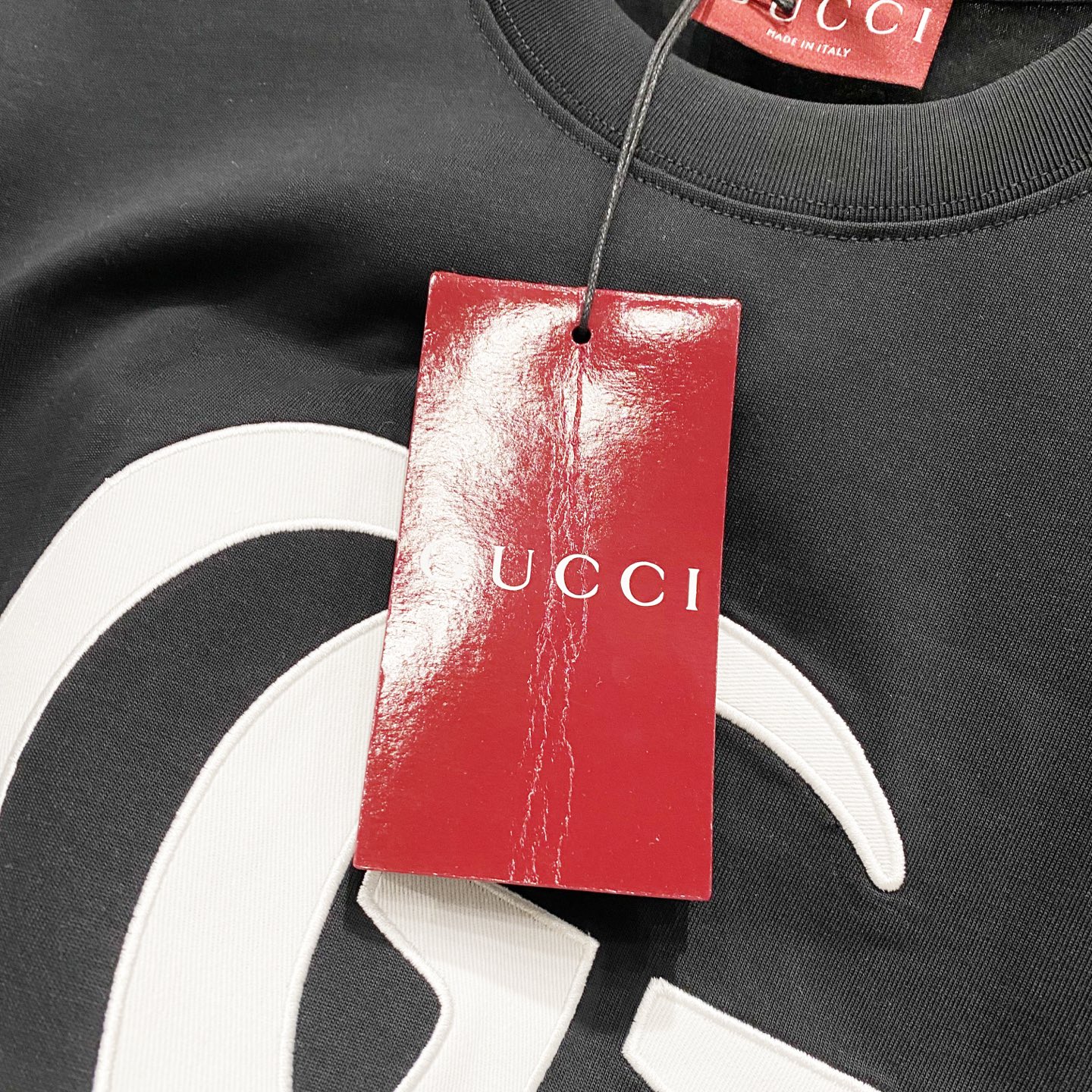 gucci ワイシャツ偽物 プリント トップス 半袖 100%綿 ゆったり ブラック_3