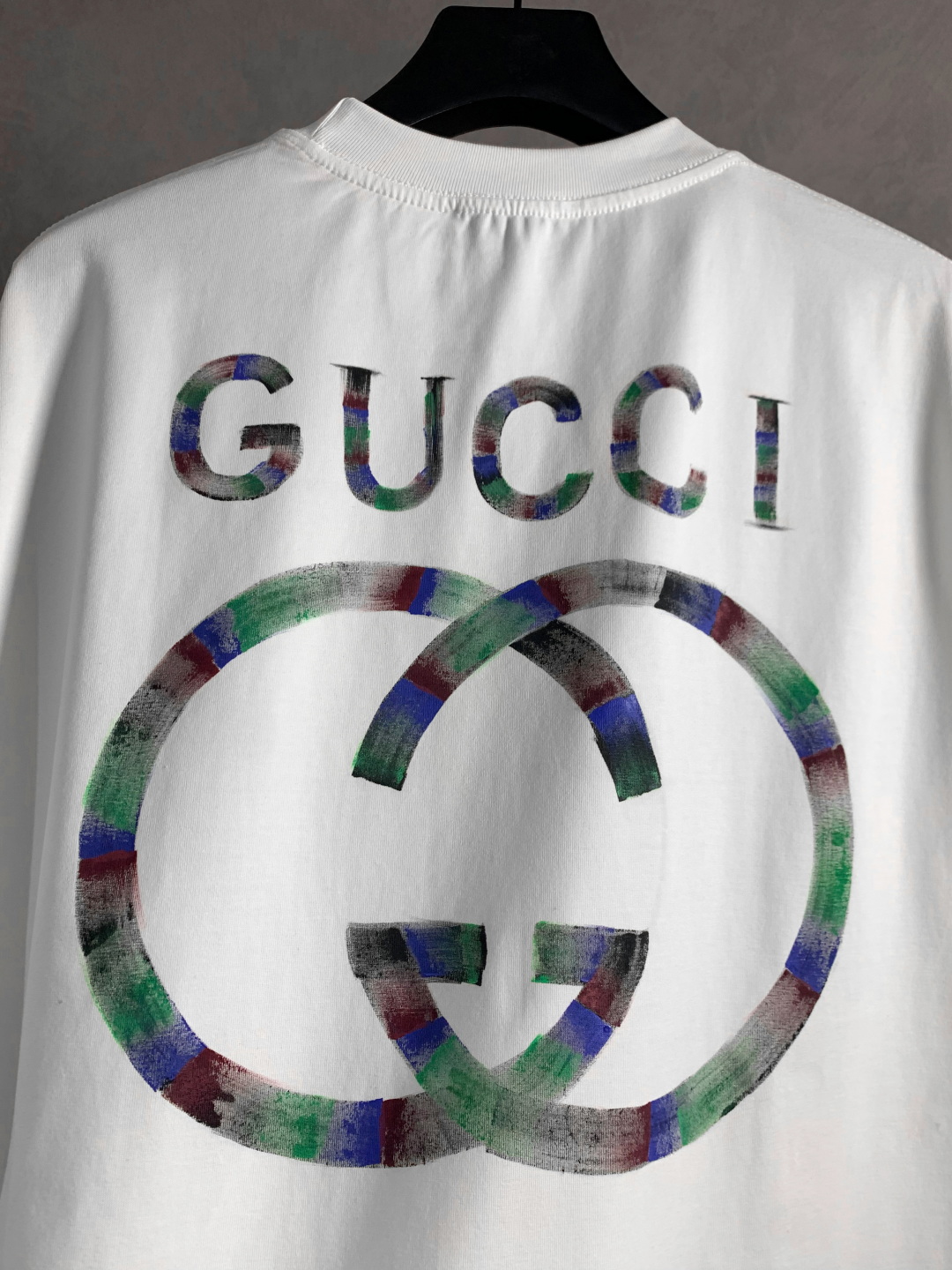 gucci ドナルド t シャツ偽物 男女兼用 トップス 100%綿 ゆったり 高品質 ホワイト_5
