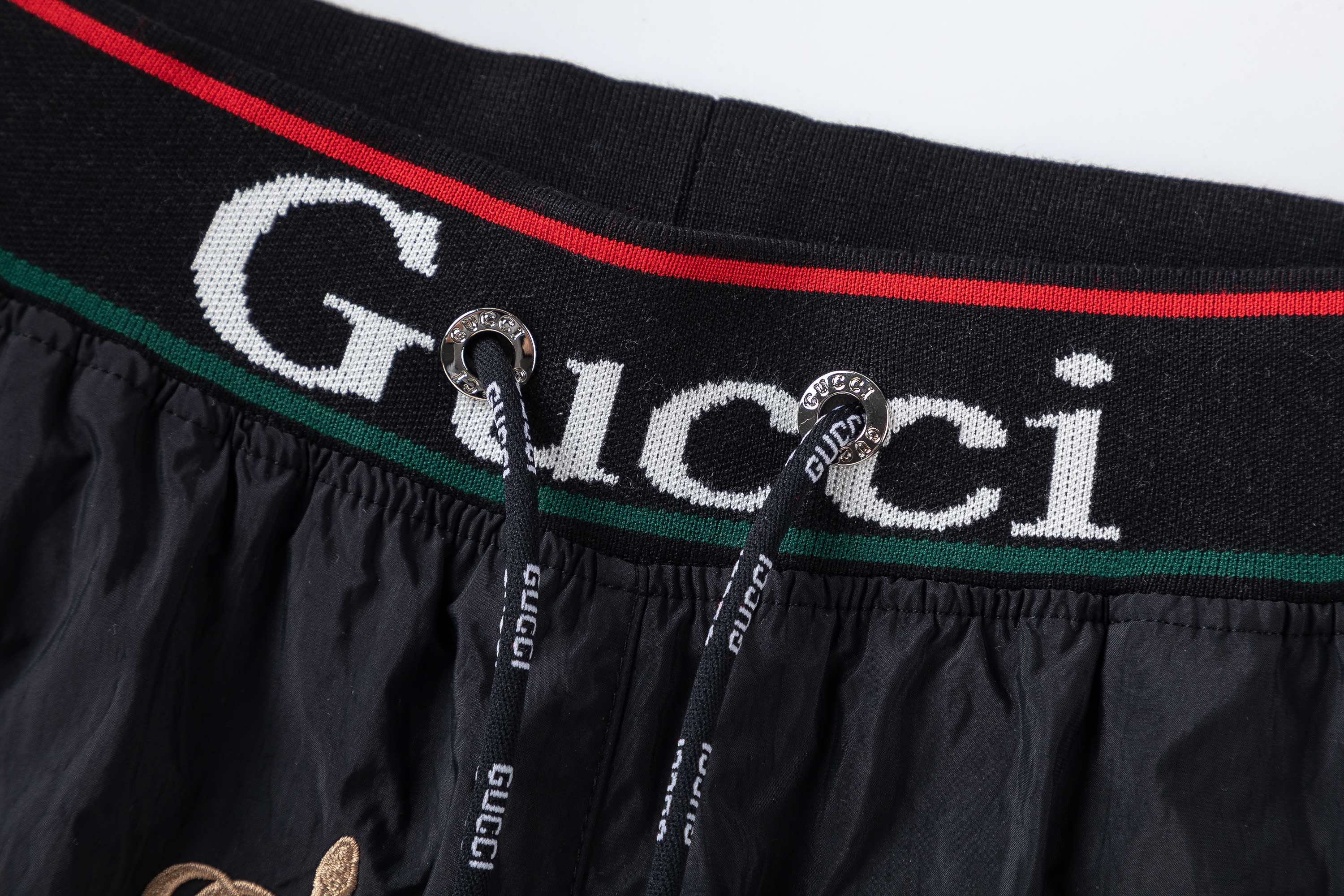 gucci パンツ メンズ偽物 ショットパンツ カジュアル 純綿 プリント 男女兼用 ブラック_5