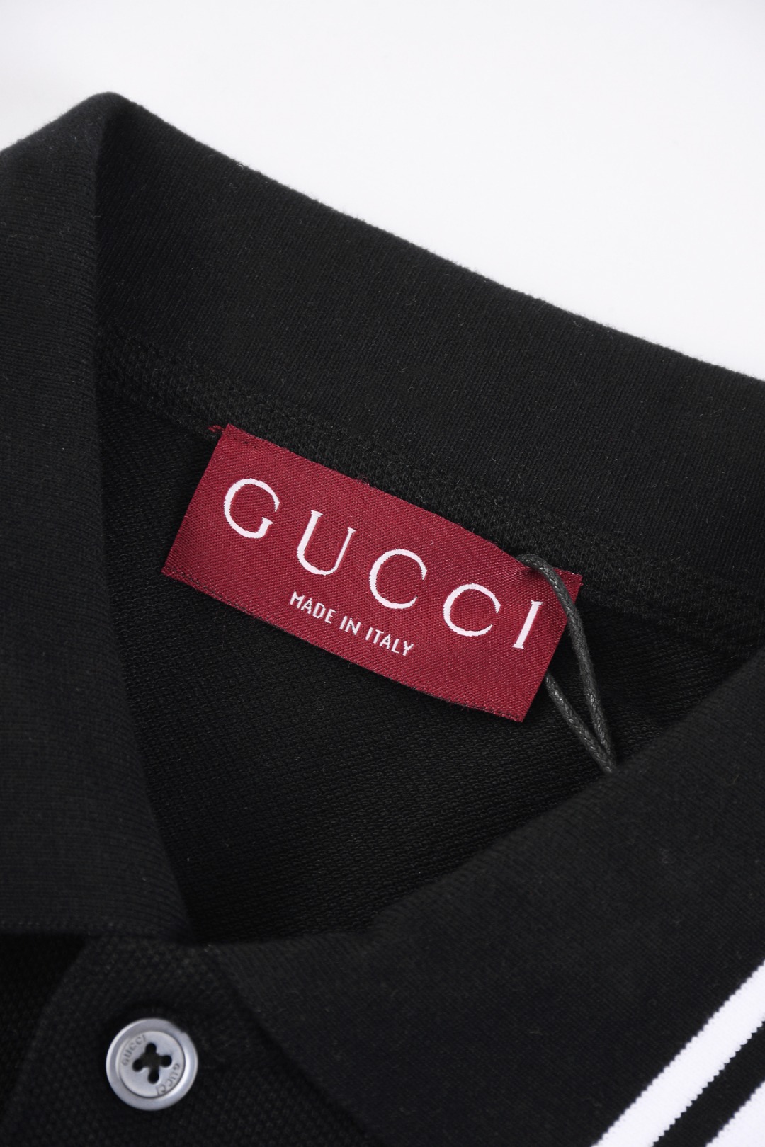 gucci オープン カラー シャツスーパーコピー トップス  短袖 カジュアル ポロシャツ ブラック_6