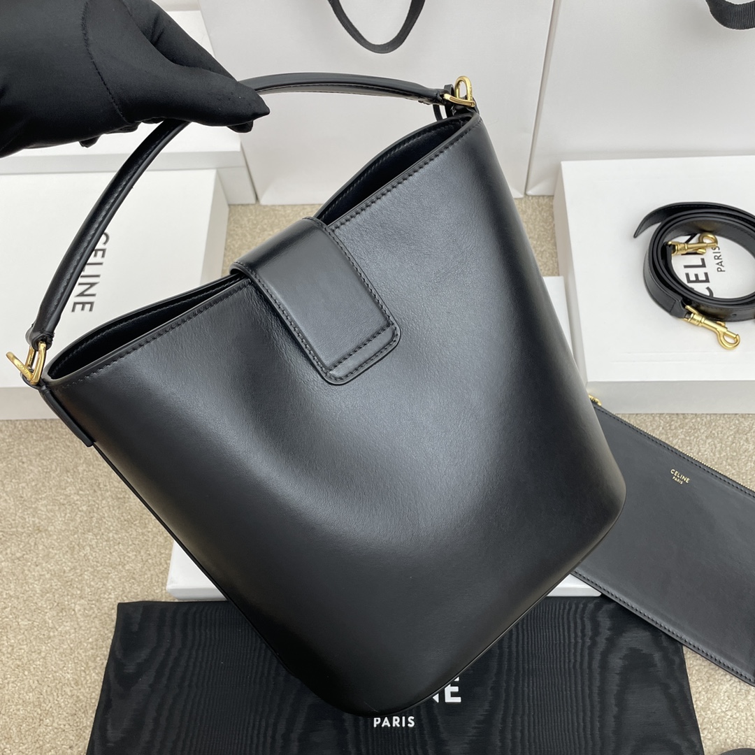 セリーヌバッグ ショルダーコピー 本革 ハンドバッグ レザー 大容量 116613 ブラック_2