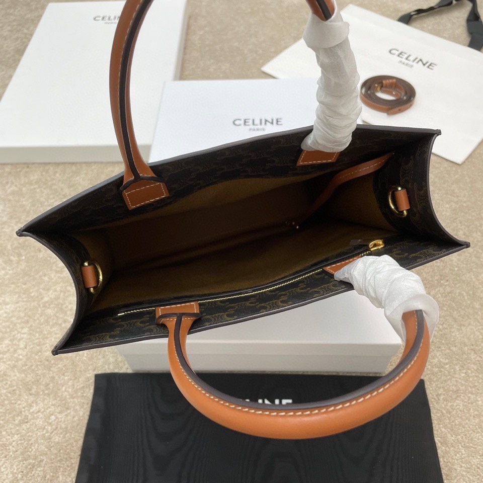 セリーヌバッグコピー 本革 トート ハンドバッグ レザー 大容量 191542 ブラック_8