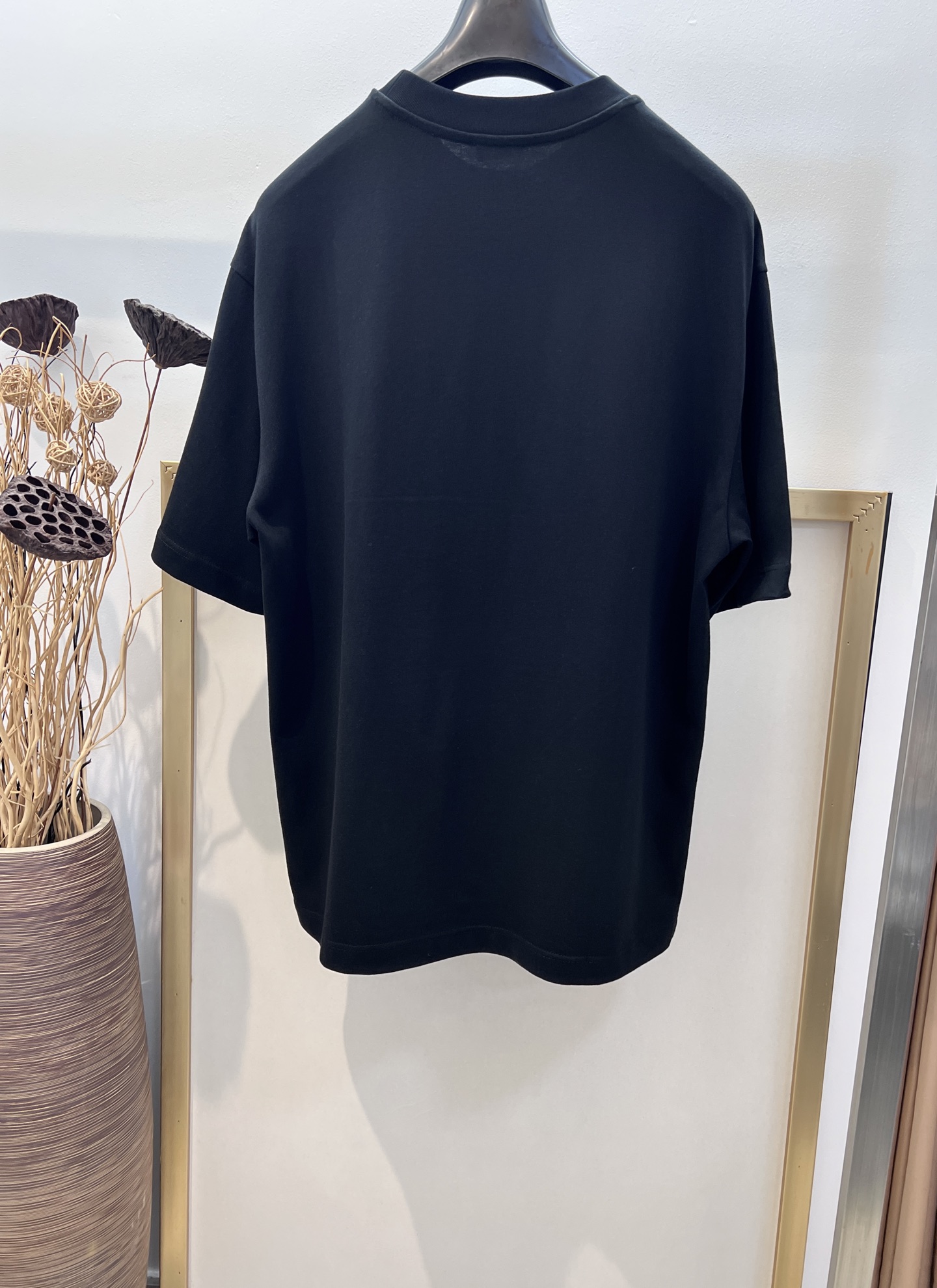キッズ セリーヌtシャツコピー 純綿 トップス 半袖 シンプル プリント 男女兼用 ブラック_2