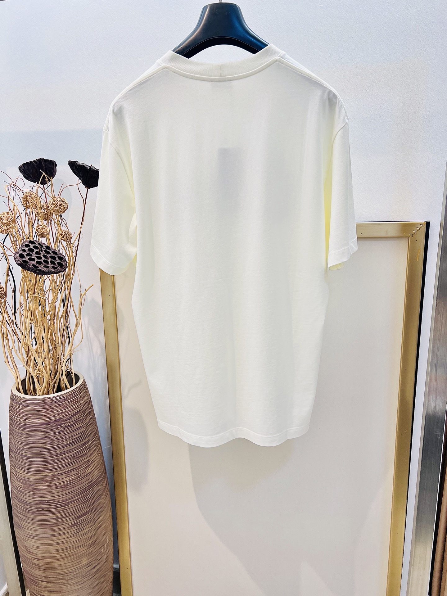 セリーヌtシャツ メルカリ偽物 シンプル 純綿 トップス 半袖 プリント 男女兼用 ホワイト_7