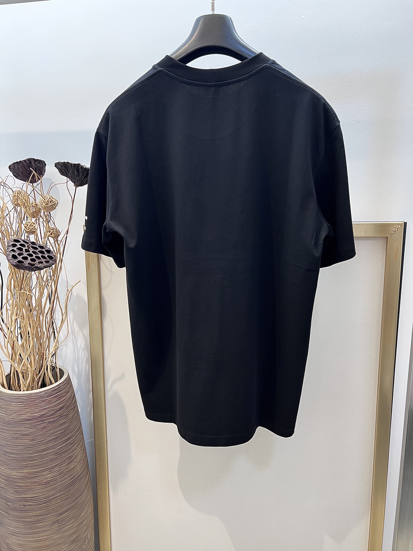 セリーヌtシャツ サイズ感激安通販 シンプル 純綿 トップス 半袖 プリント 男女兼用 ブラック_7