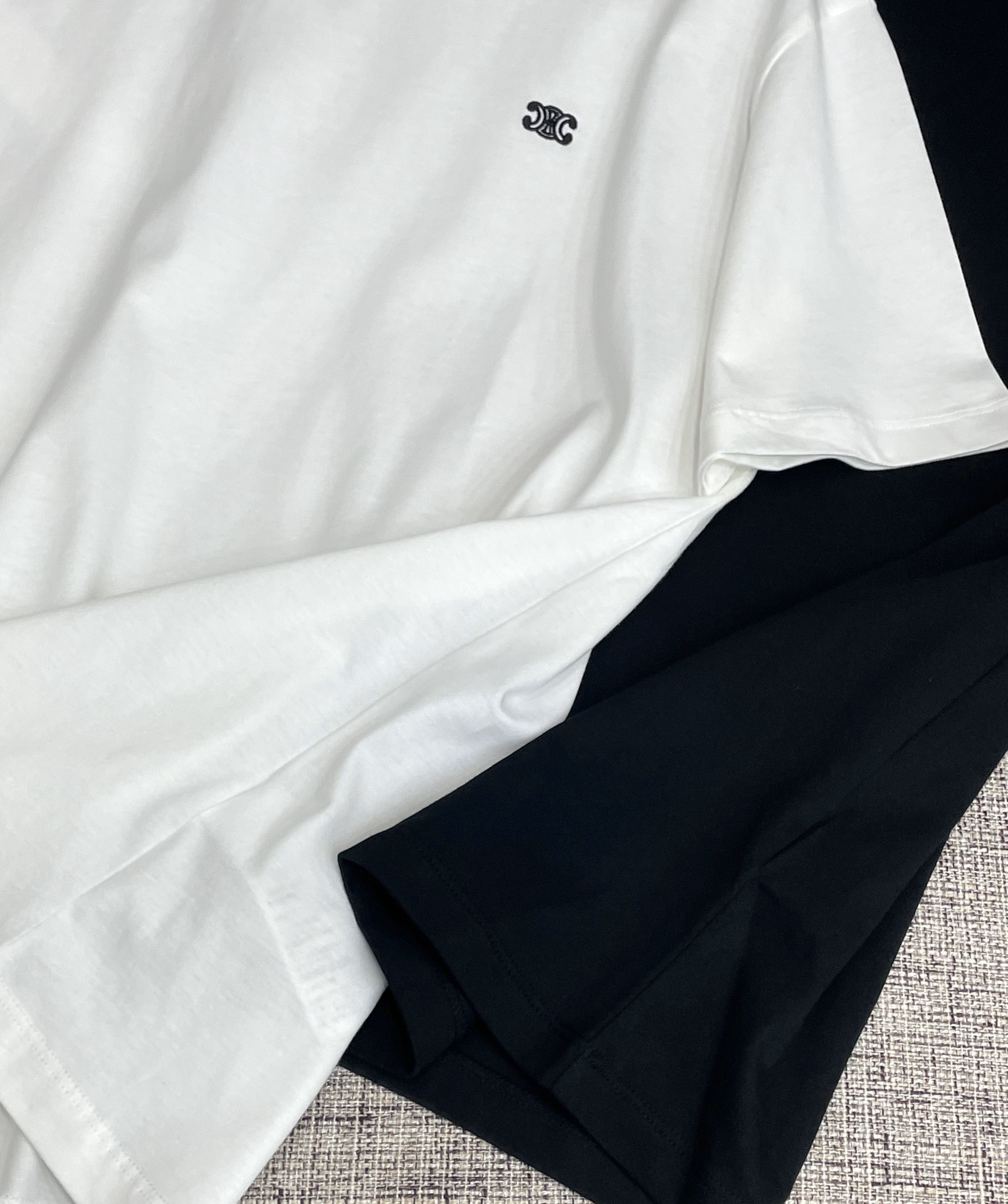 セリーヌtシャツ メンズコピー シンプル 純綿 トップス 半袖 プリント ゆったり 2色可選_4