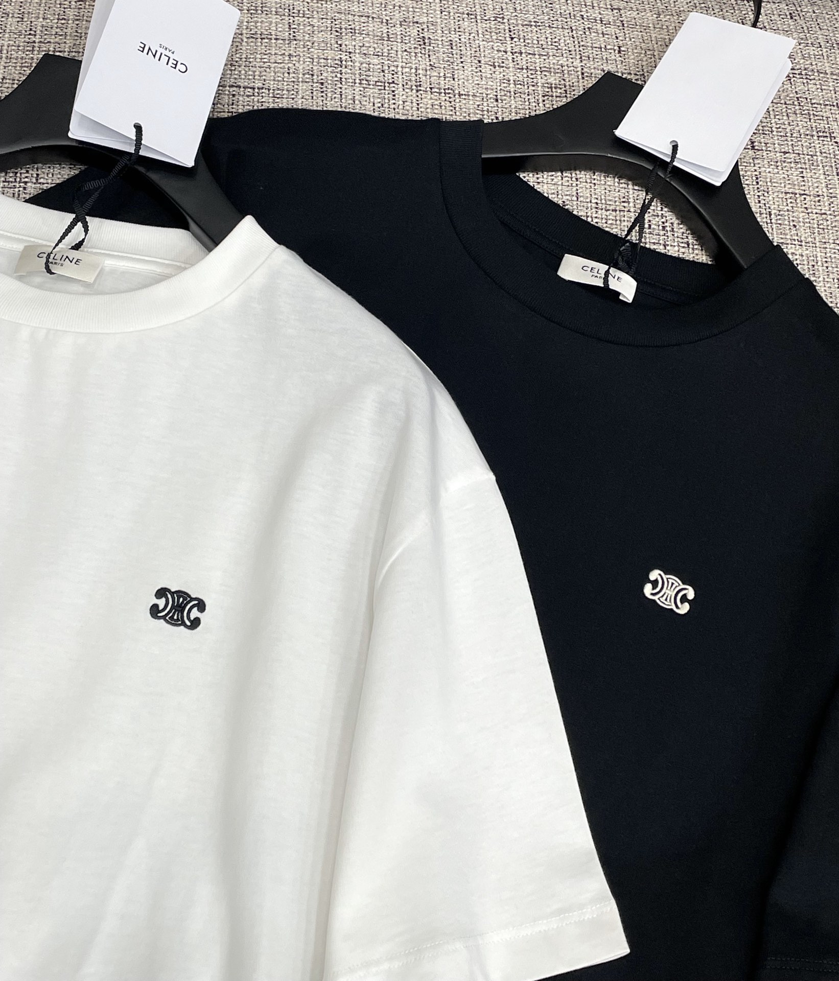 セリーヌtシャツ メンズコピー シンプル 純綿 トップス 半袖 プリント ゆったり 2色可選_5