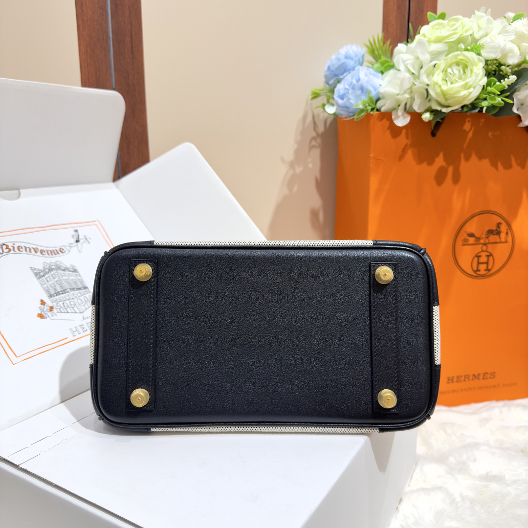 エルメスバッグ アルザンスーパーコピー 上質品 ハンドバッグ 牛革 レザー 優雅レディ ブラック_3
