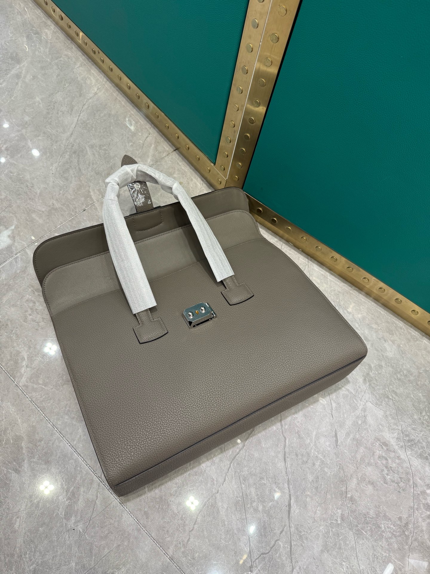 エルメス バッグインバックスーパーコピー ハンサム 本革 ビジネス 斜め掛け ハンドバッグ レザー メンズ グレー_8