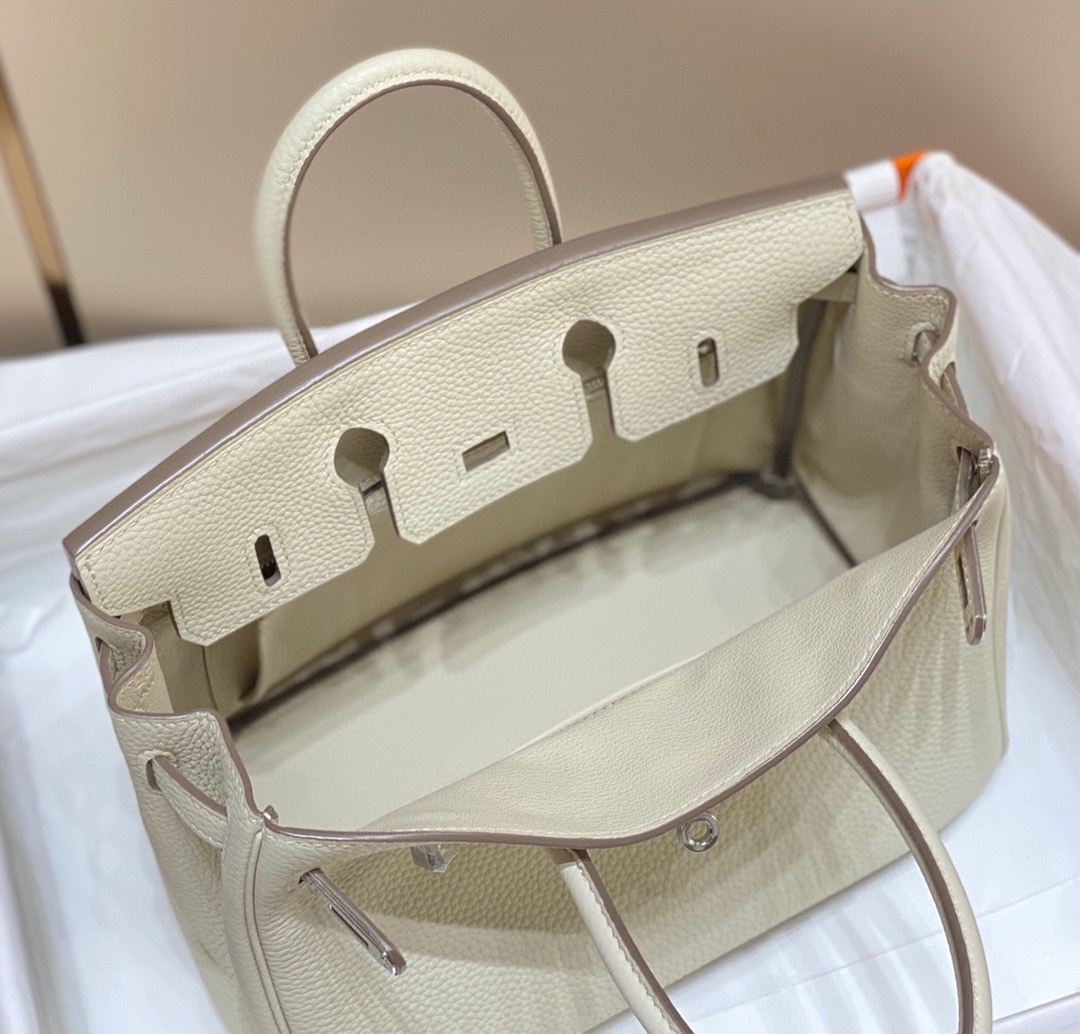 エルメス バッグ エヴリン偽物 本革 ビジネス 斜め掛け ハンドバッグ レザー レディ ホワイト_9