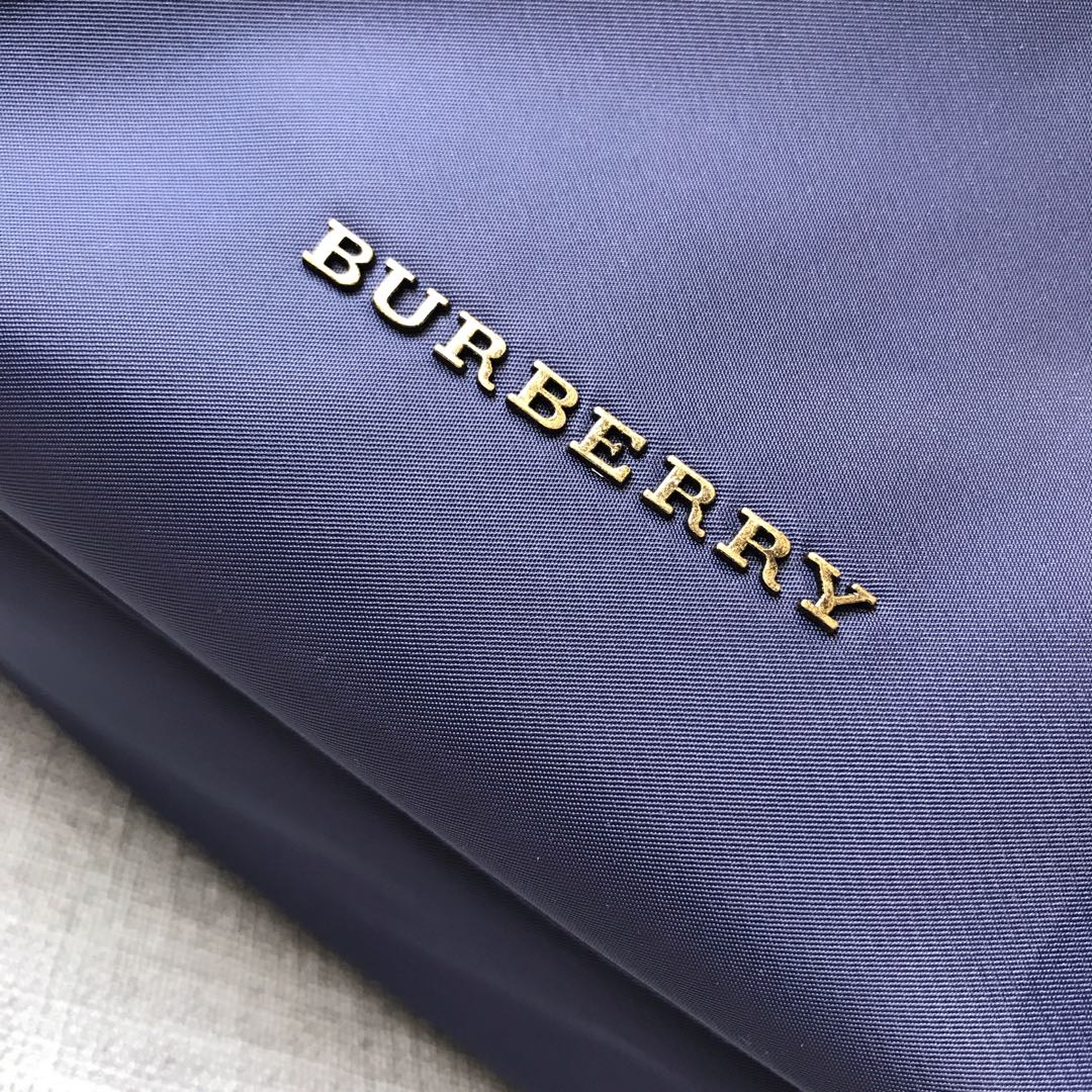 burberry ショルダー バッグ偽物 レザー 本革 バックバッグ 男女兼用 大容量 ブルー_5