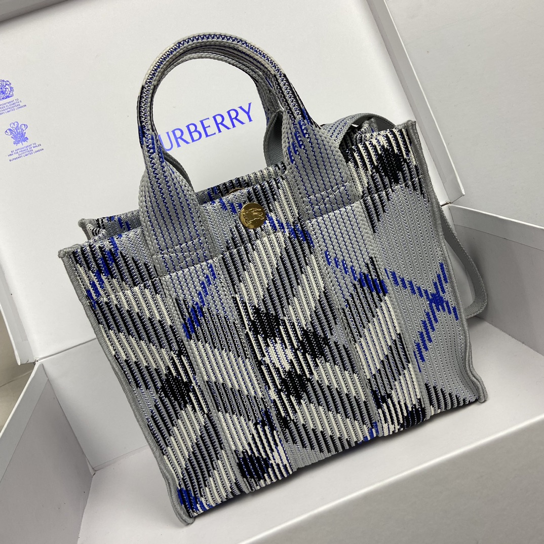 レディース バーバリー バッグスーパーコピー トート ハンドバッグ レザー 本革 柔軟 グレー_2