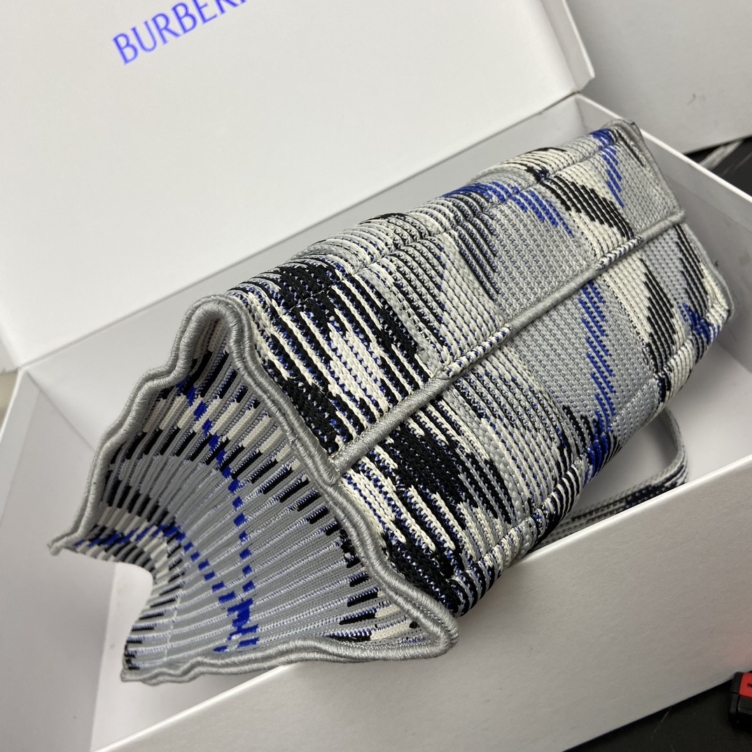 レディース バーバリー バッグスーパーコピー トート ハンドバッグ レザー 本革 柔軟 グレー_4