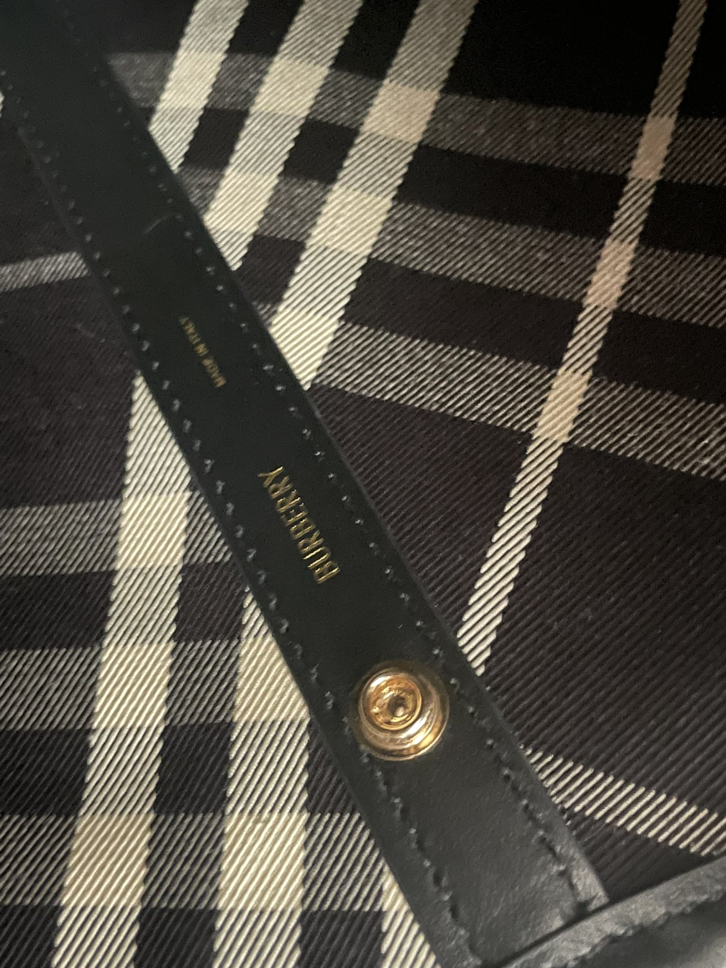 burberry ショルダー バッグ レディコピー 柔軟 カジュアル ハンドバッグ 本革 レザー 縞 ブラック_5