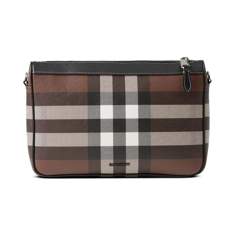 burberry クラッチ バッグ偽物 カジュアル 斜め掛けバッグ 本革 レザー ブラウン_1