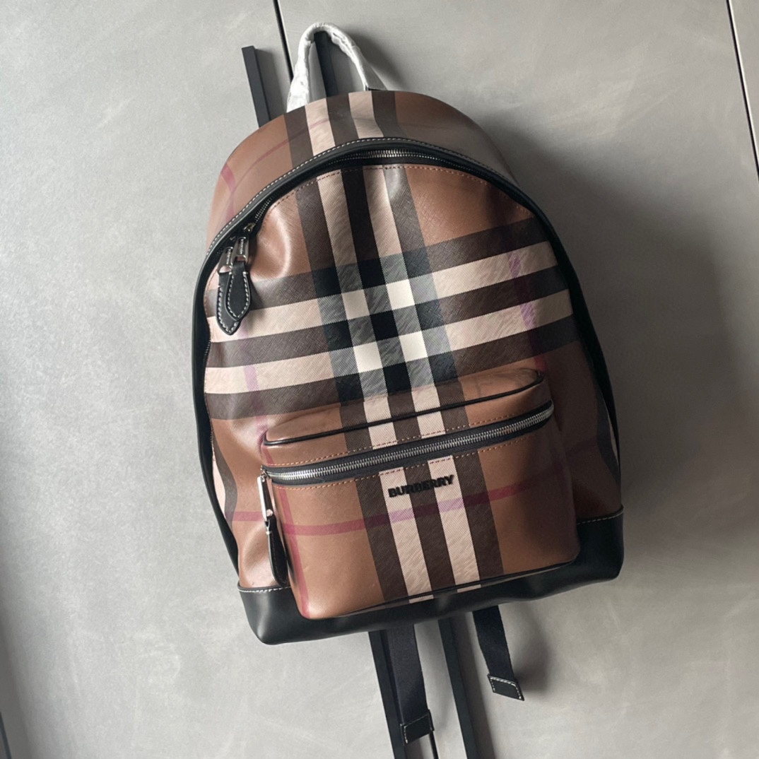 可愛い burberry バッグ レディース偽物 実用 バックバッグ 本革 レザー 大容量 ブラウン_2