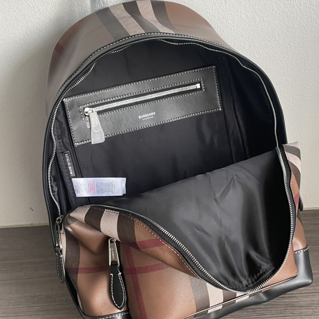 可愛い burberry バッグ レディース偽物 実用 バックバッグ 本革 レザー 大容量 ブラウン_4
