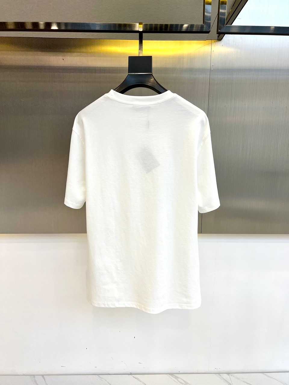 prada t シャツスーパーコピー 純綿 トップス 半袖 プリント カジュアル 男女兼用 ホワイト_3