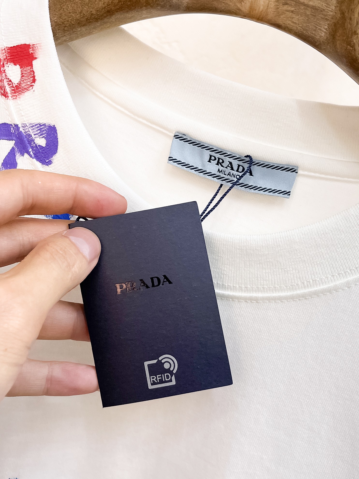 prada の t シャツスーパーコピー シンプル 純綿 トップス 半袖 プリント カジュアル ホワイト_4