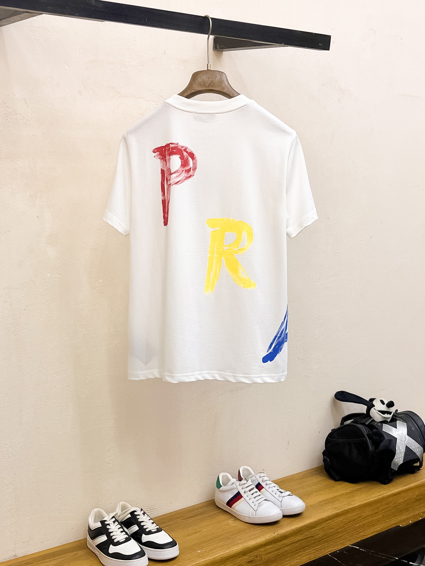 prada の t シャツスーパーコピー シンプル 純綿 トップス 半袖 プリント カジュアル ホワイト_10