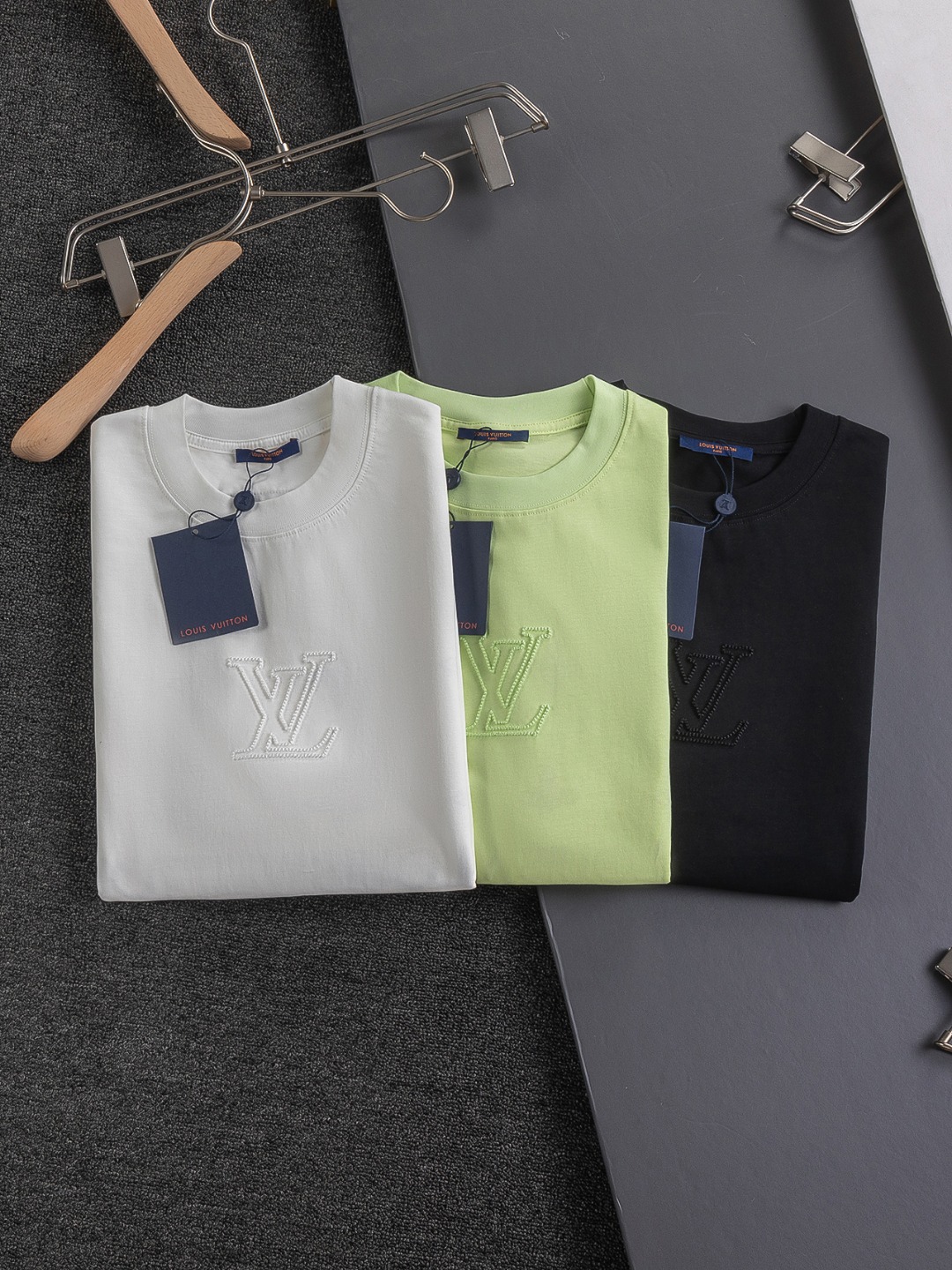 ルイヴィトンtシャツコピー 純綿 トップス 半袖 プリント 心地よい着用感 イエロー_3