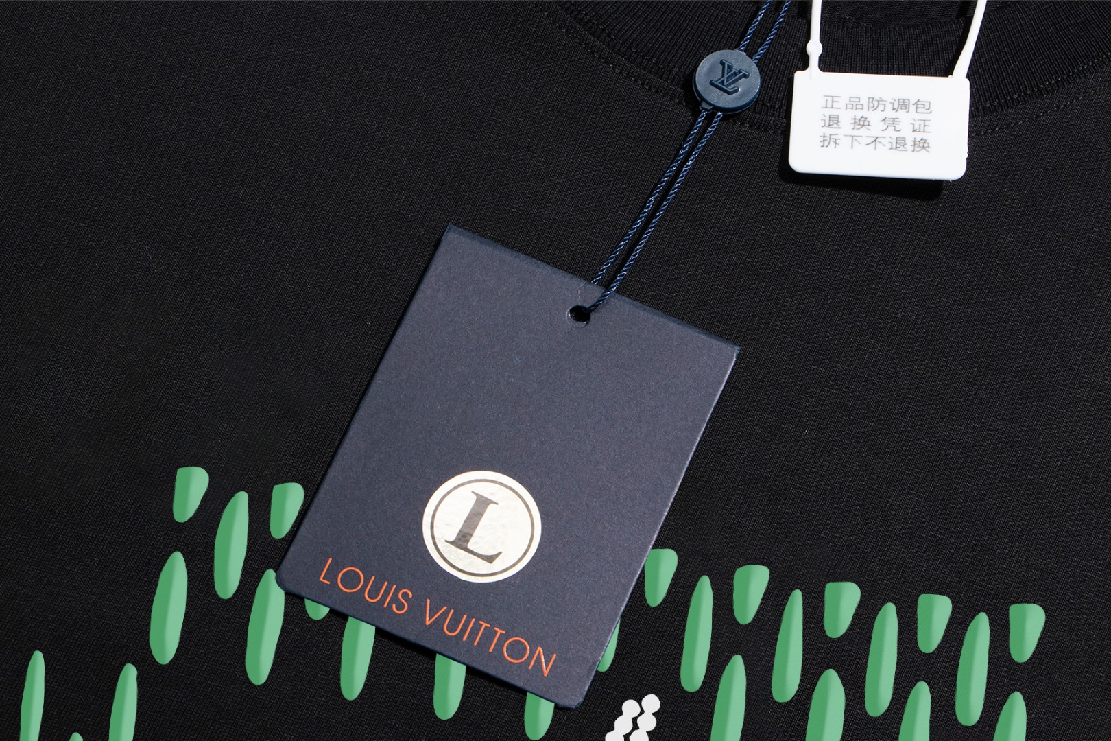 LV ヴィトン ミッキー tシャツコピー 柔らかい 純綿 半袖トップス ゆったり 男女兼用 ブラック_3