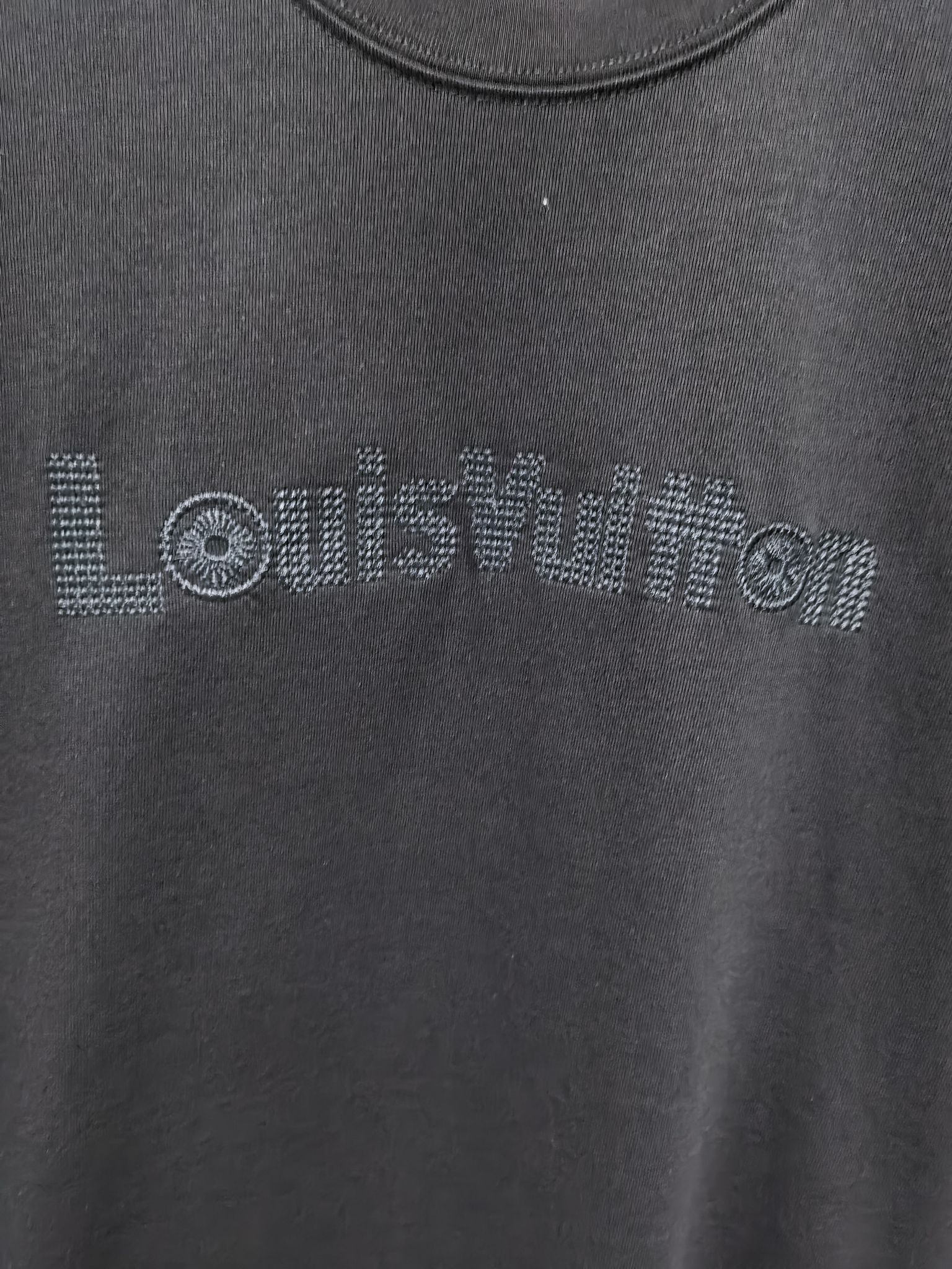 レディース ヴィトンtシャツスーパーコピー シンプル 綿100％ 半袖トップス ゆったり ブラック_3