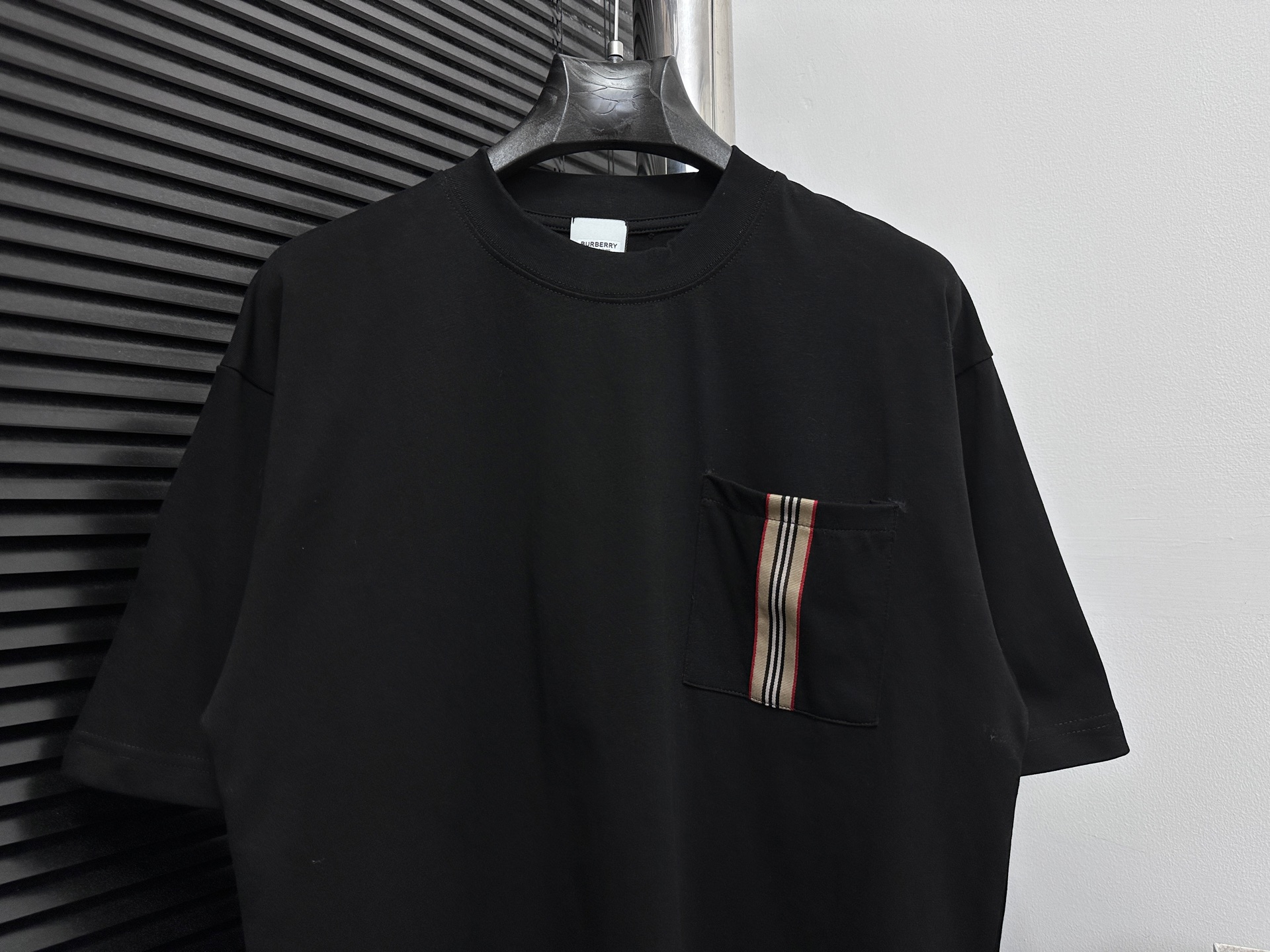 定番人気 バーバリー 半袖偽物 Ｔシャツ 純綿 トップス ゆったり 男女兼用 ブラック_2