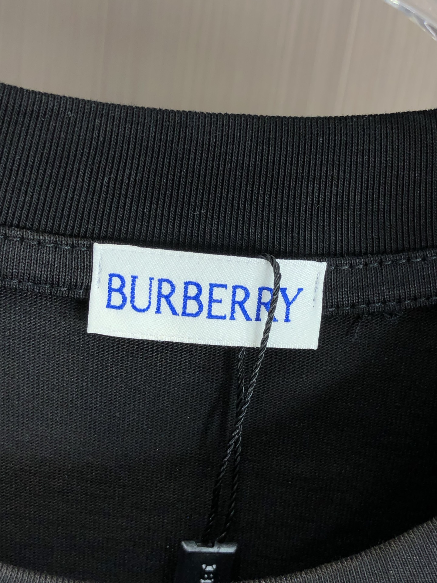 burberry t シャツ ロゴ激安通販 プリント 純綿 トップス ゆったり 男女兼用 シンプル ブラック_5