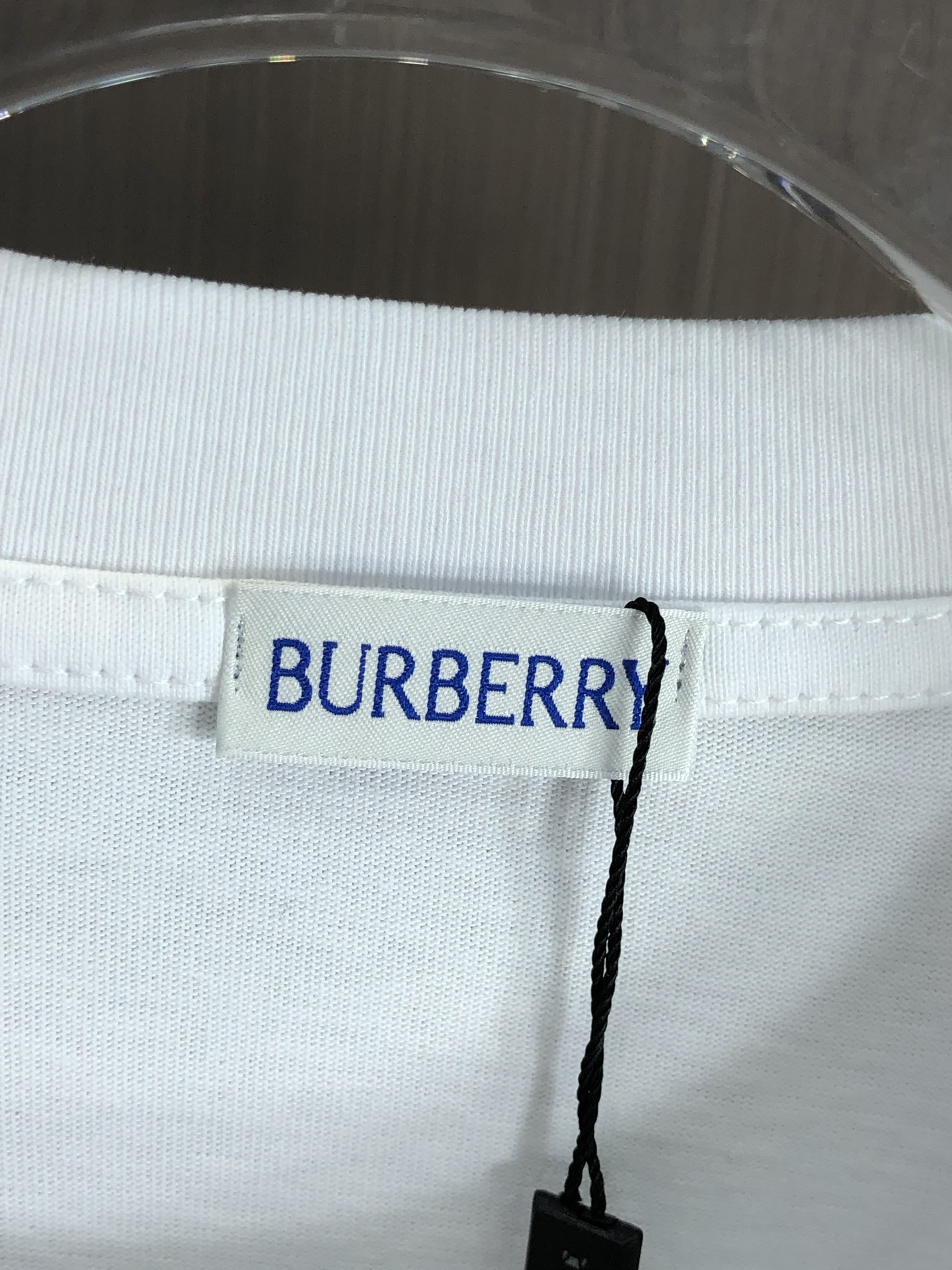 大販売 burberry ロゴ t シャツコピー プリント 純綿 トップス ゆったり 男女兼用 シンプル ホワイト_7