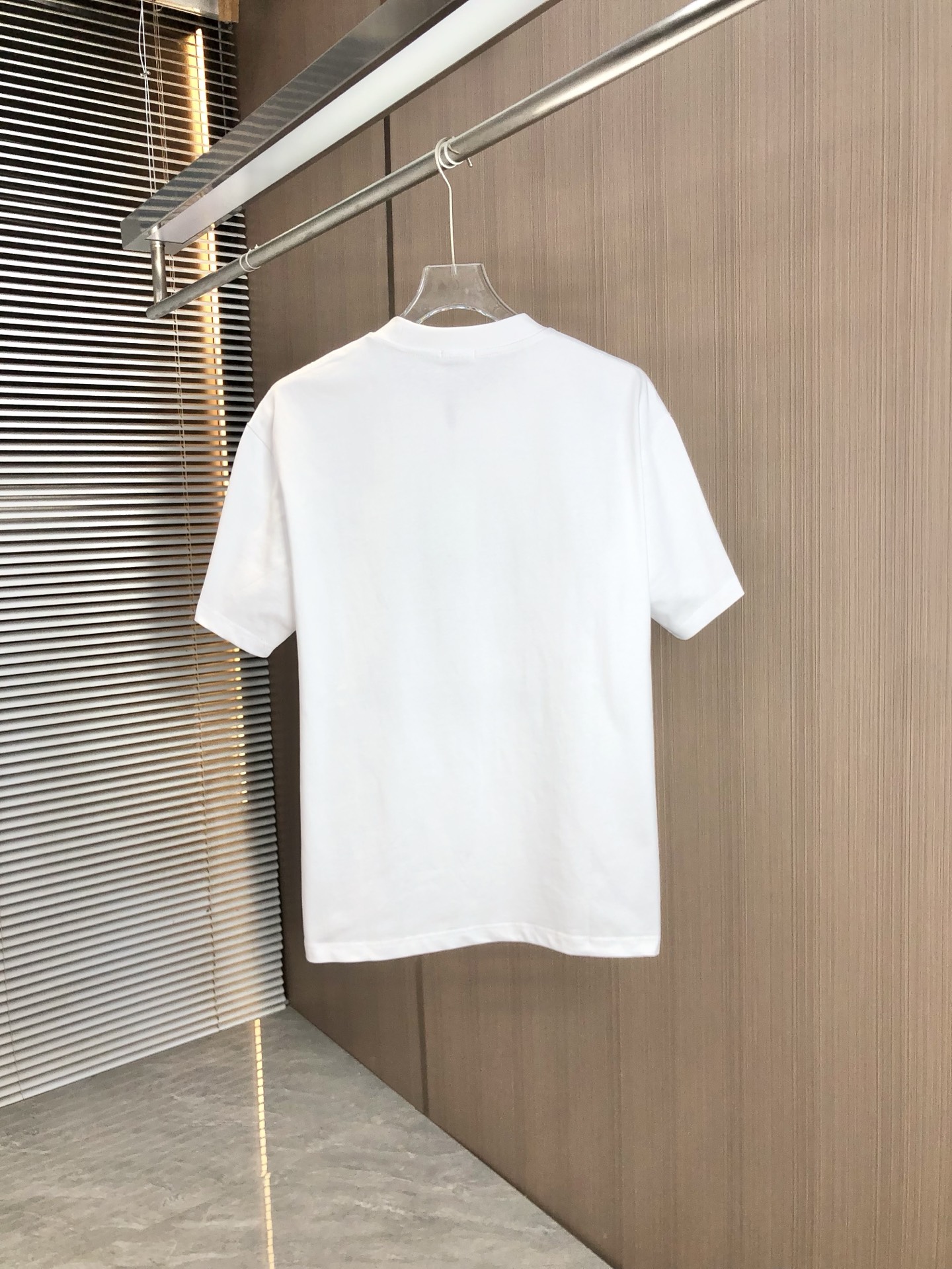 t シャツ メンズ バーバリー偽物 プリント 純綿 トップス ゆったり 上質 シンプル 男女兼用 ホワイト_2