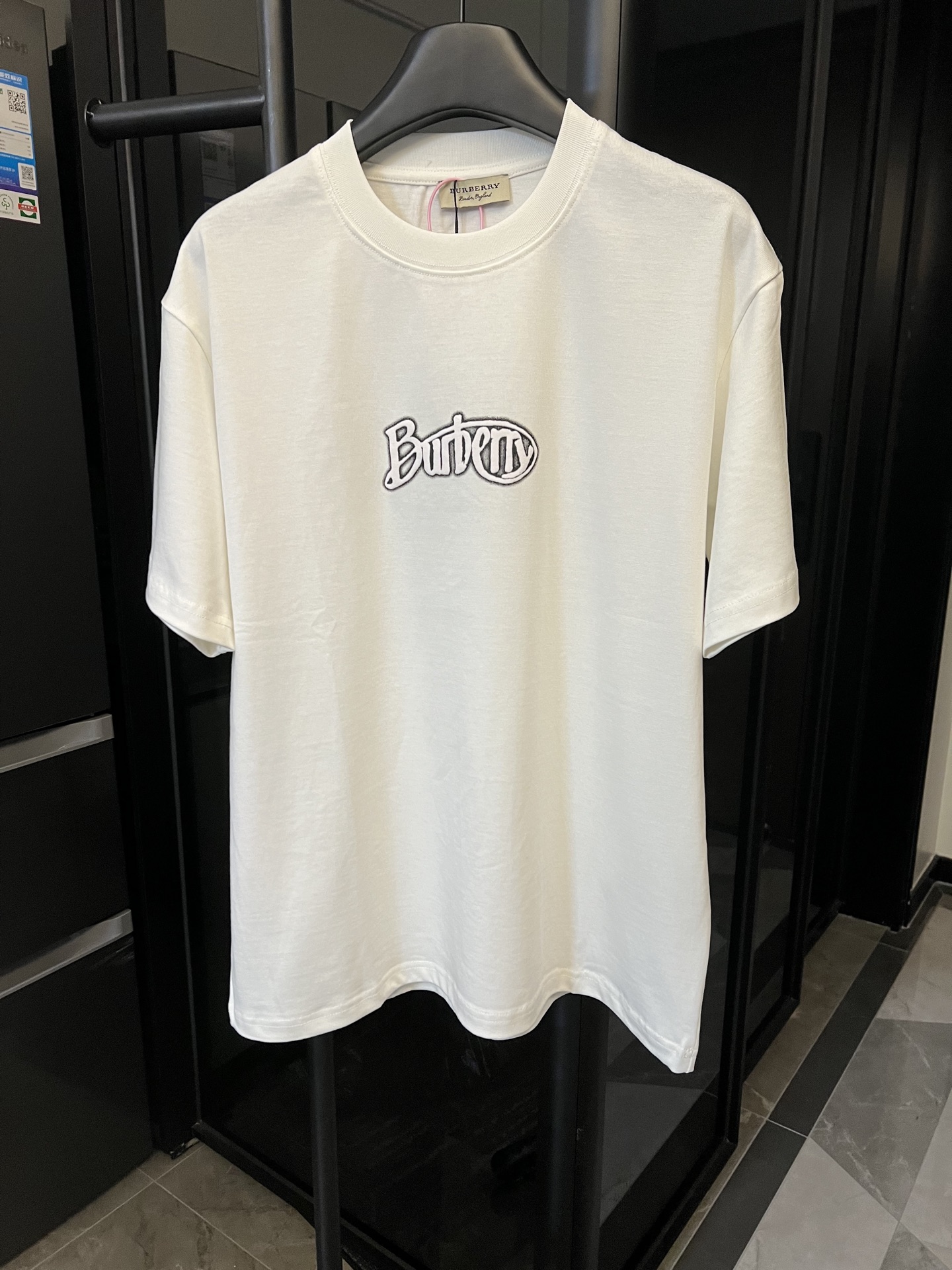 キッズ バーバリー t シャツＮ級品 プリント 純綿 トップス ゆったり 上質商品 ホワイト_1