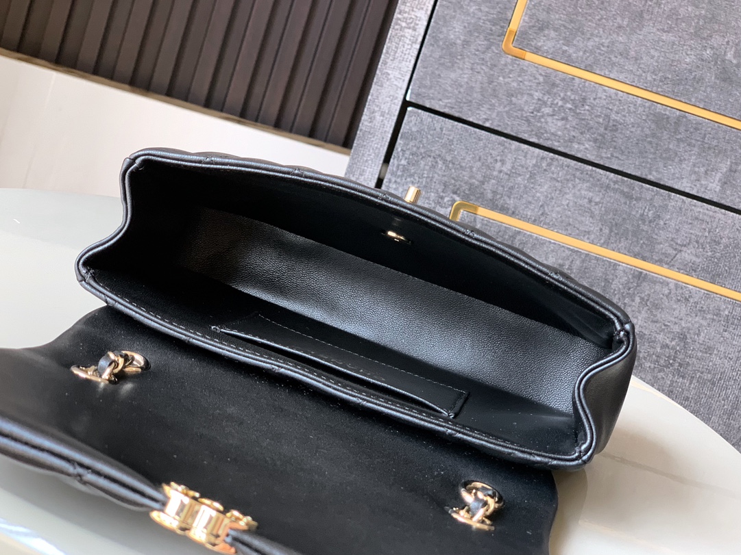ャネルバッグ 定価コピー レザー 優雅レディ チェーンバッグ 斜め掛け ファッション ブラック_5