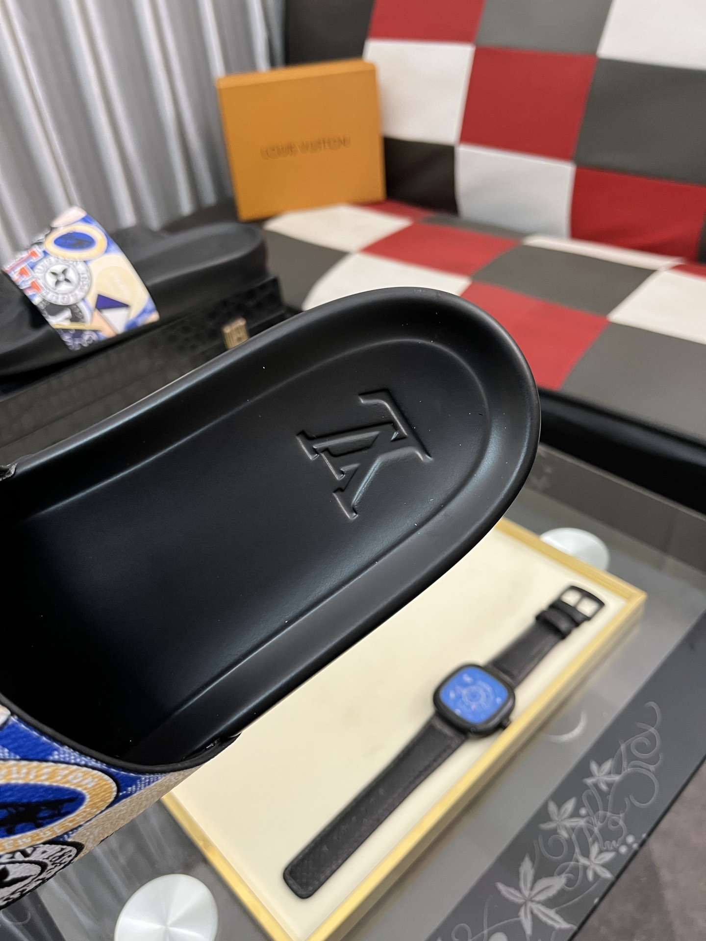 ルイヴィトントングサンダルスーパーコピー 夏品 スリッパ  カジュアル ゆったり ブルー_8