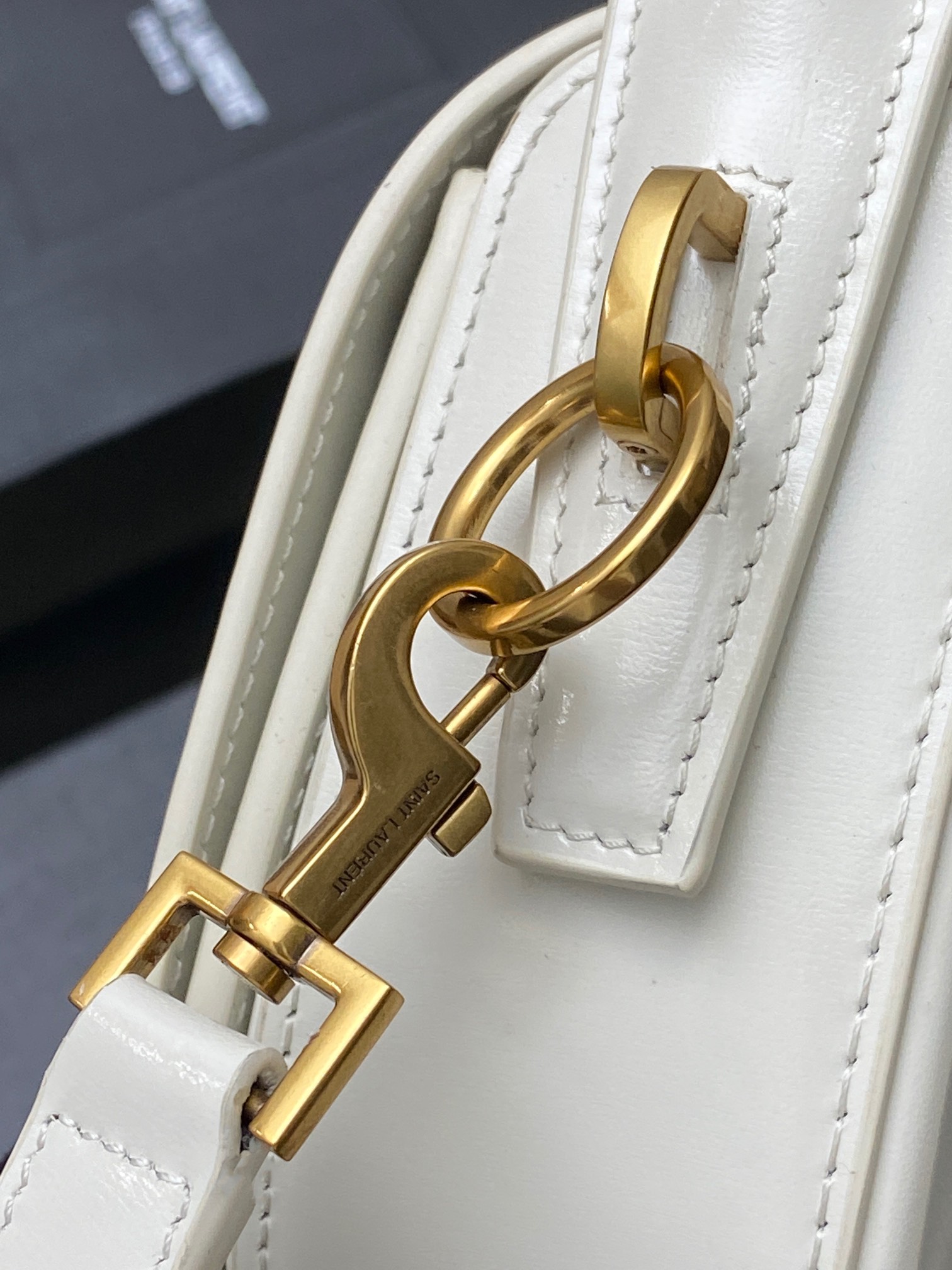 saint laurent バッグＮ級品 サンローラン 優雅レディ 牛革 レザー 斜め掛け ハンドバッグ 787671 ホワイト_6