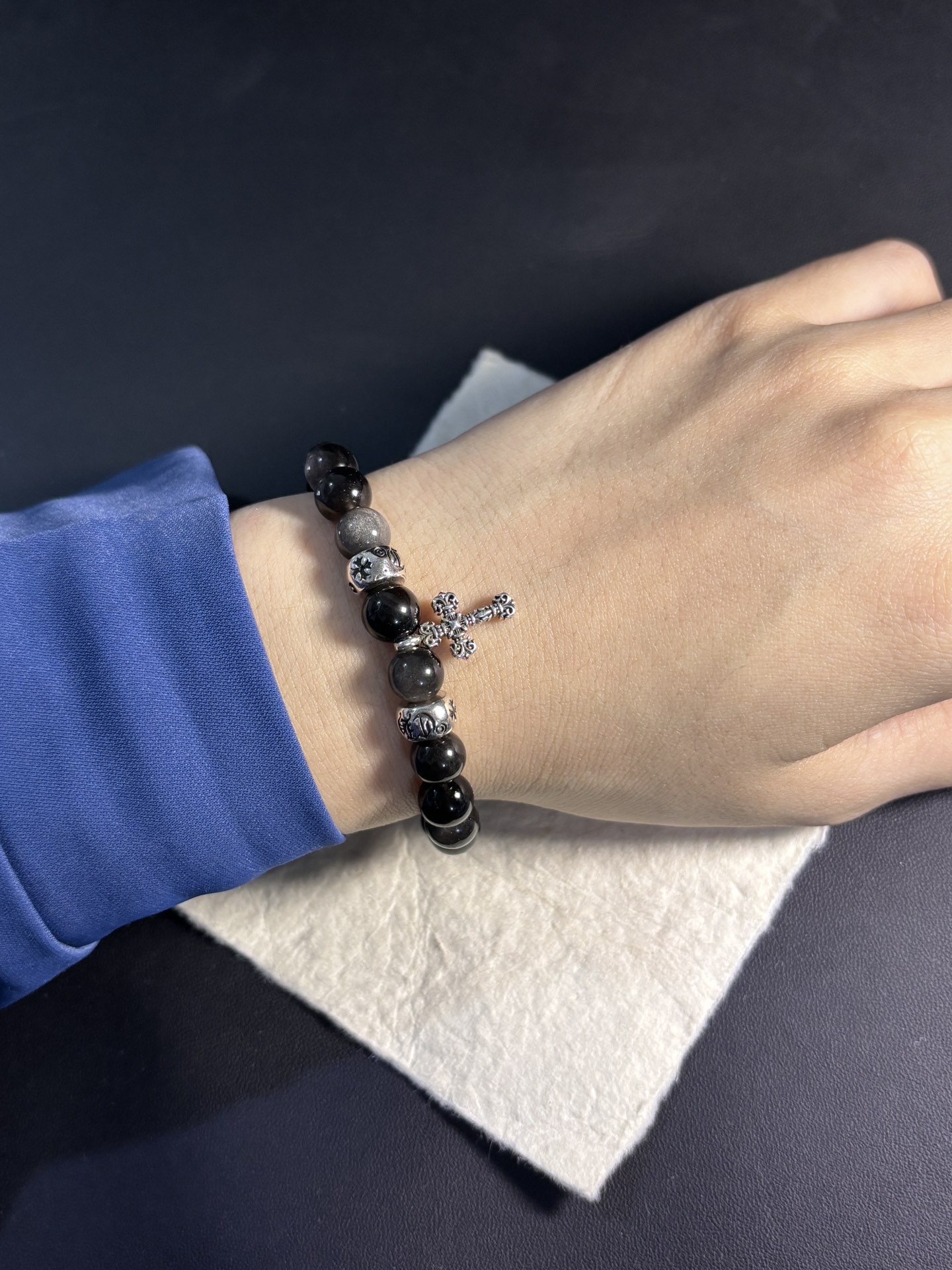 超激得の新品 クロムハーツブレスレット偽物 個性的な ファッション ブラック_1