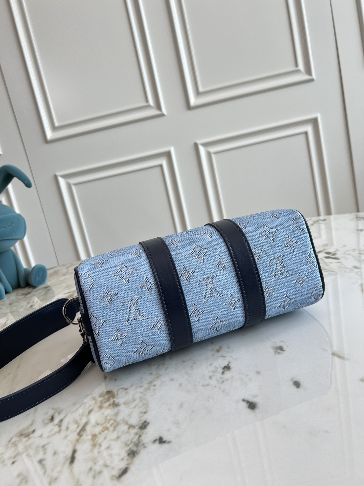 LV ルイヴィトンバッグ お手入れ偽物 レザー 牛革 斜め掛け ハンドバッグ  M14681 ブルー_4