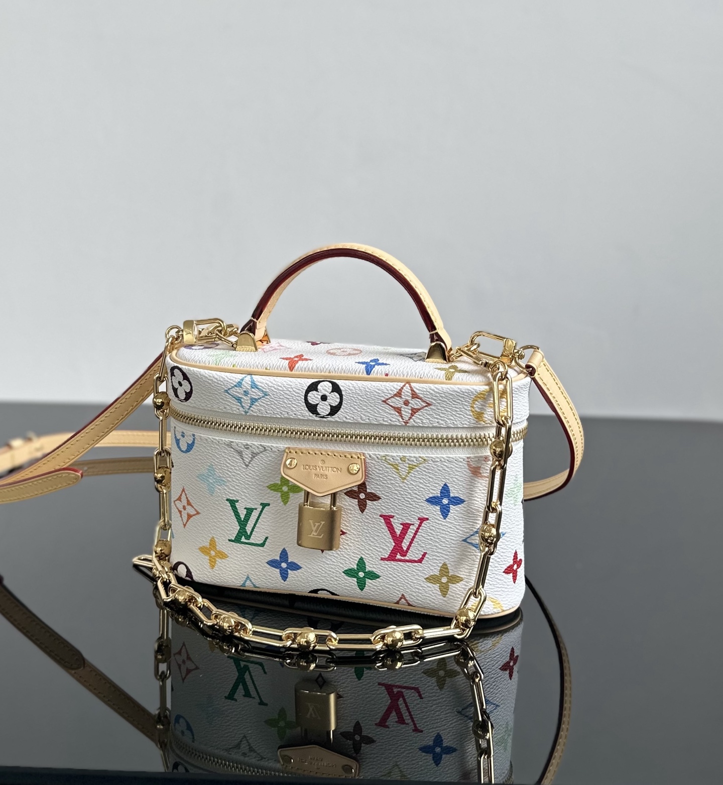 最新到着‼LV ヴィトン バッグ 綺麗にする偽物 レザー 牛革 斜め掛け ハンドバッグ ホワイト_3