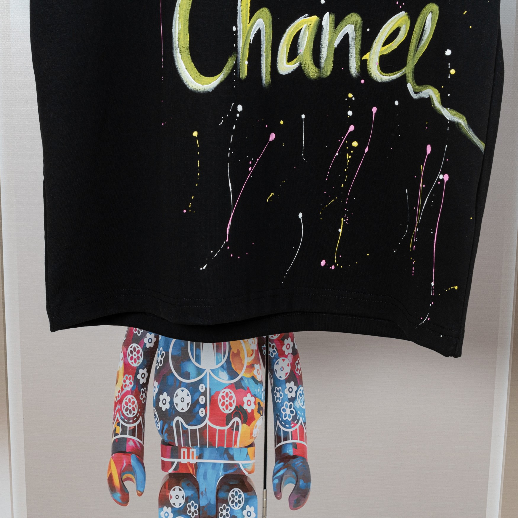 2025年のお買い得品 chanel boutique t シャツ偽物 プリント 柔軟 トップス 短袖 純綿 シンプル ブラック_7