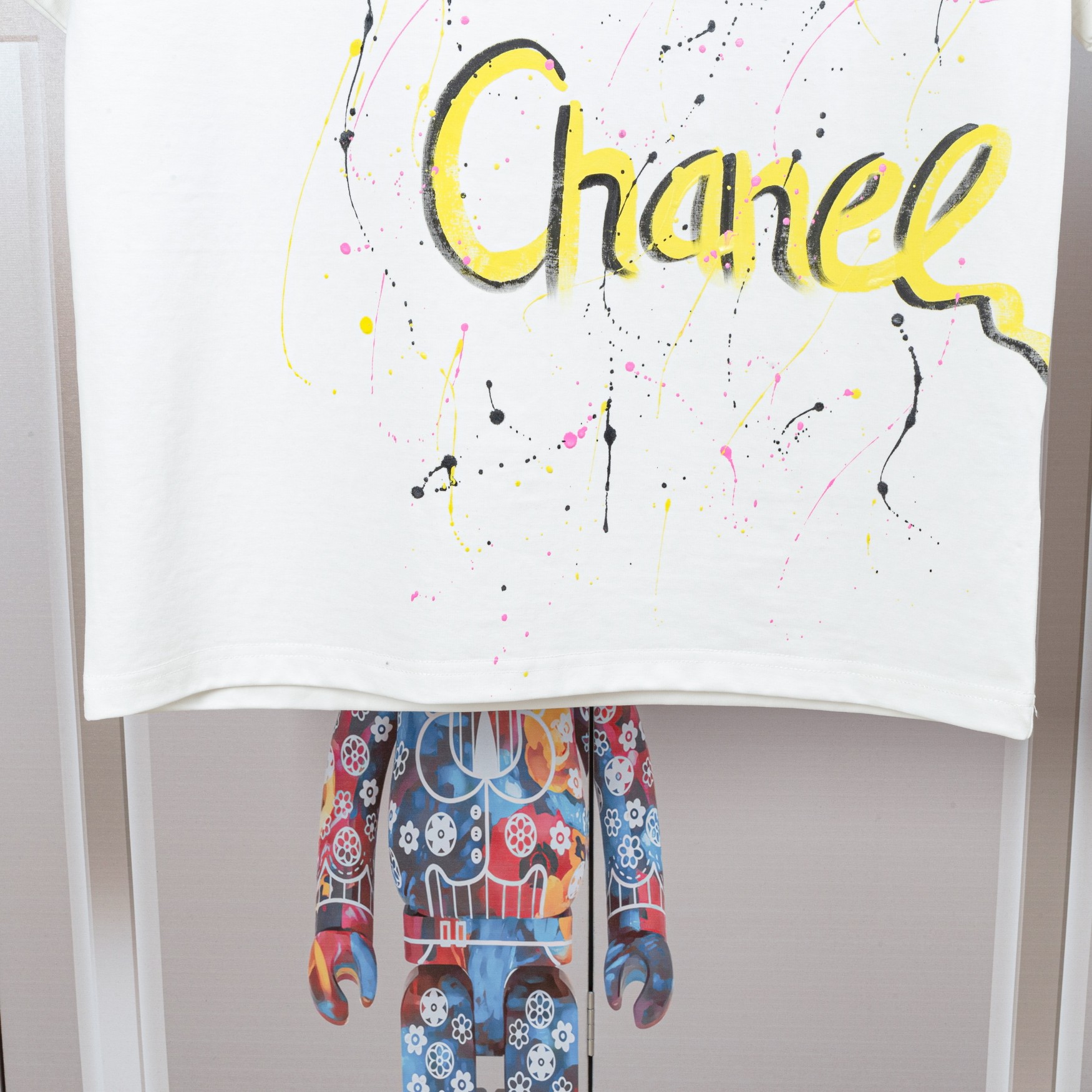 chanel t シャツコピー プリント 柔軟 トップス 短袖 純綿 シンプル ホワイト_6