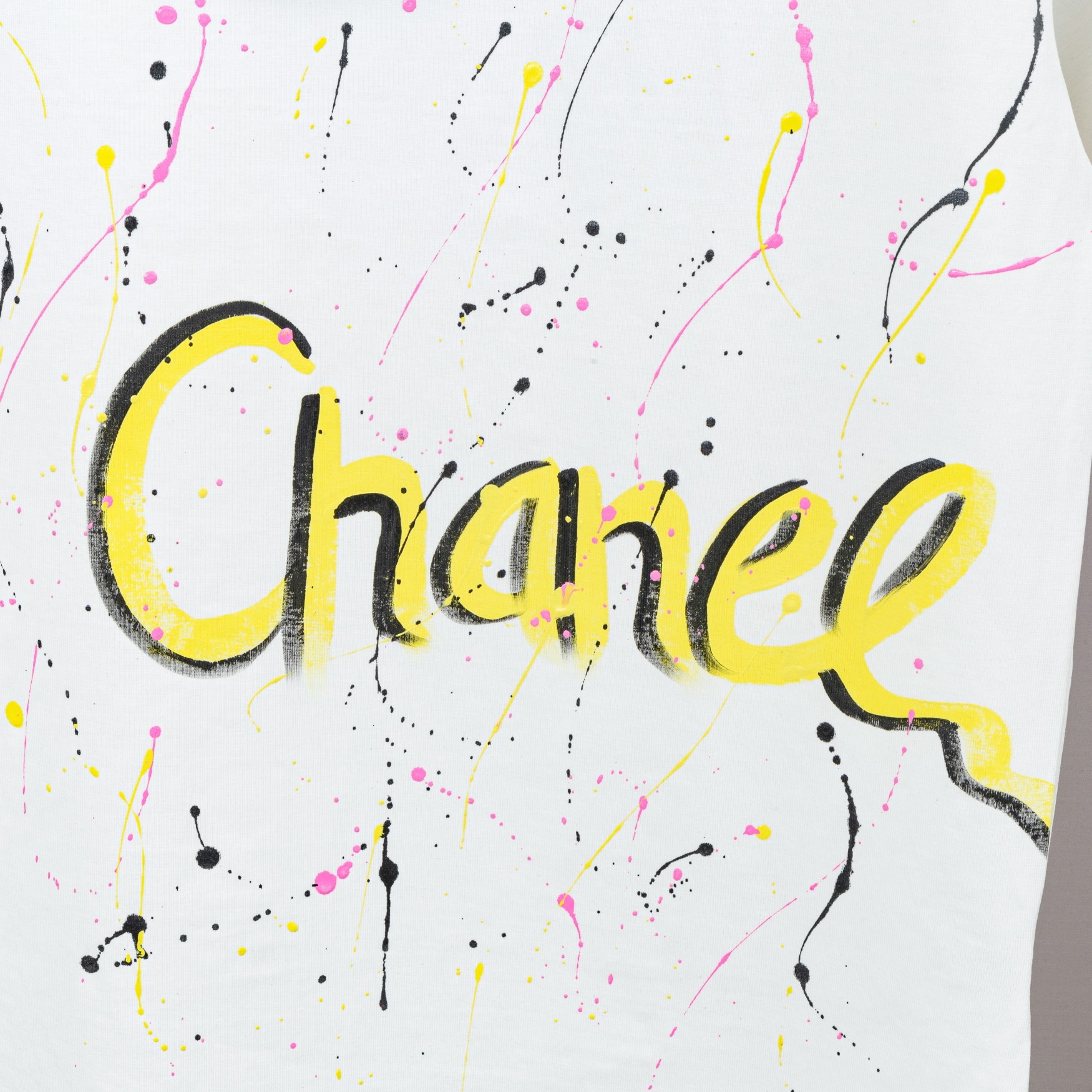 chanel t シャツコピー プリント 柔軟 トップス 短袖 純綿 シンプル ホワイト_7