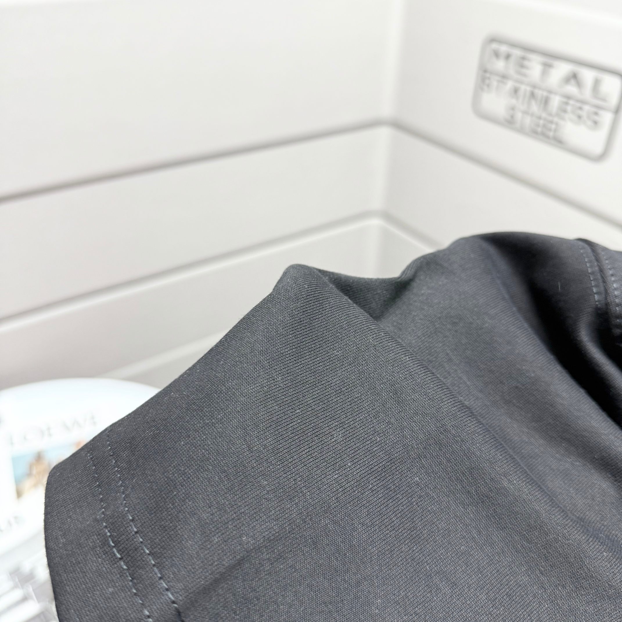 chanel t シャツ メンズ偽物 シンプル 柔軟 トップス 短袖 100％綿 ゆったり ブラック_5