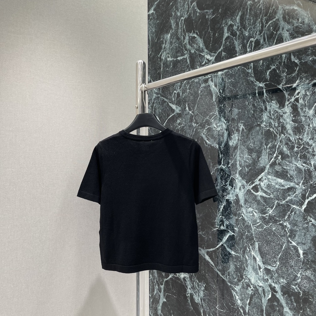 chanel ボーダー t シャツコピー シンプル 柔軟 トップス 短袖 100％綿 プリント 2色可選_7